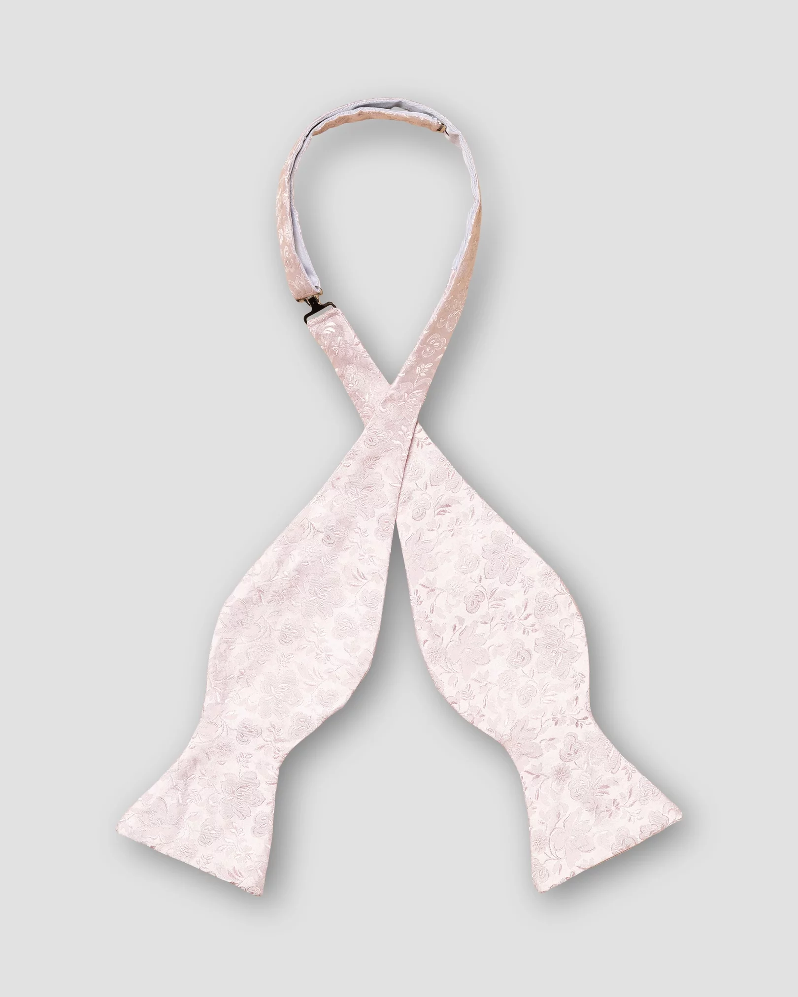 Eton - pink flower printed bowtie