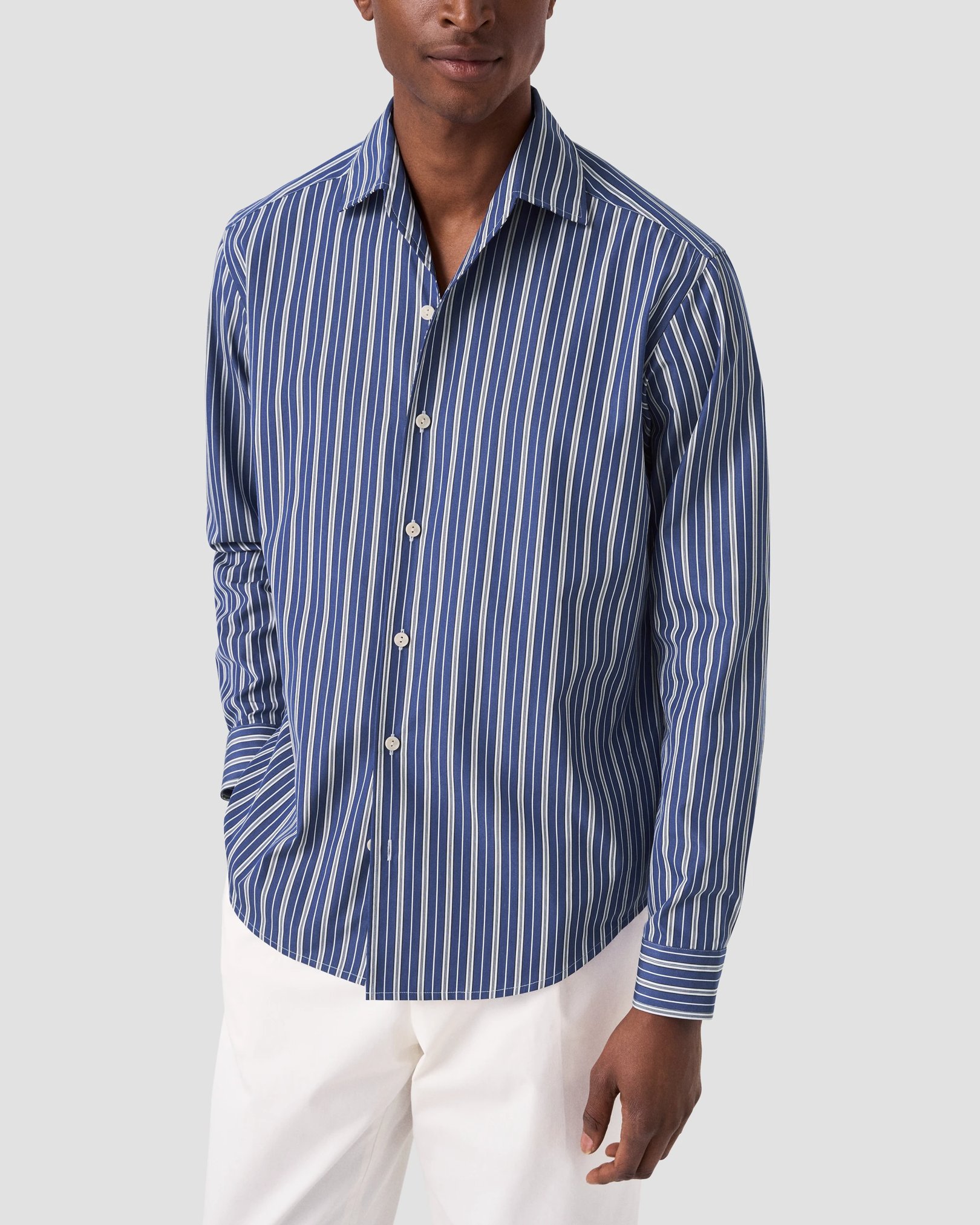 Eton - Eton x Tretorn Striped One Piece Collar Shirt