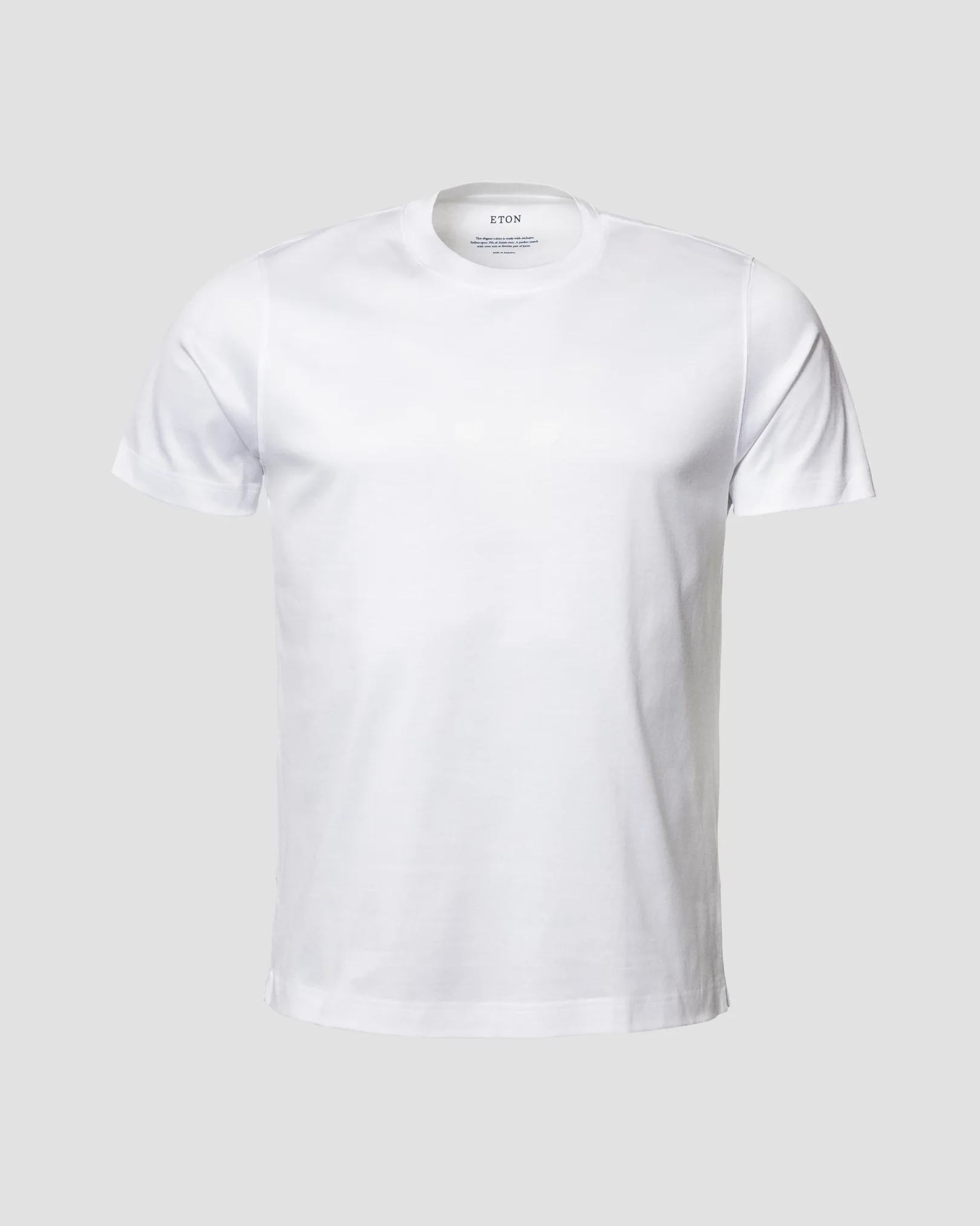 Weißes T-Shirt aus Filo di Scozia