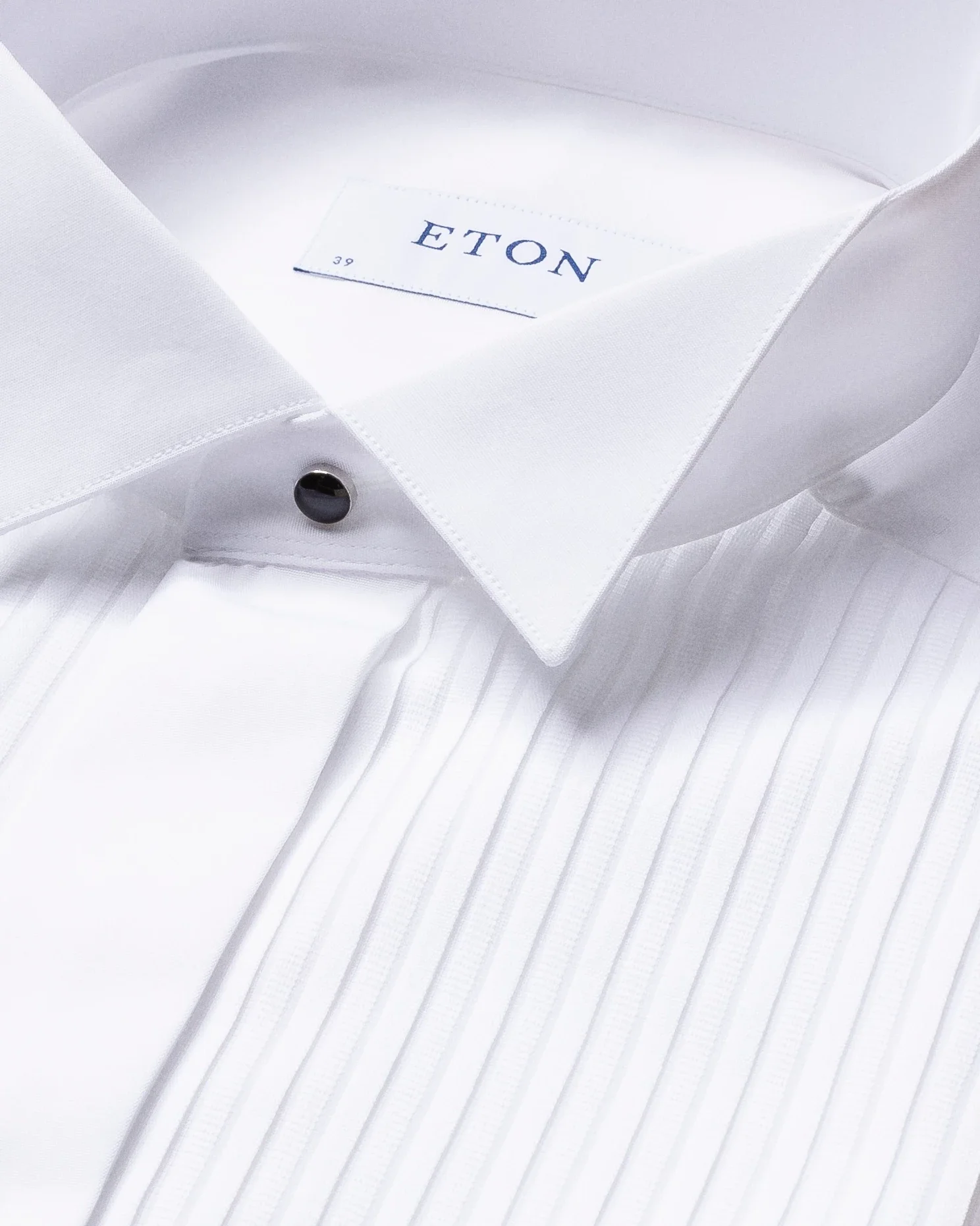 Eton - plisse wing collar shirt