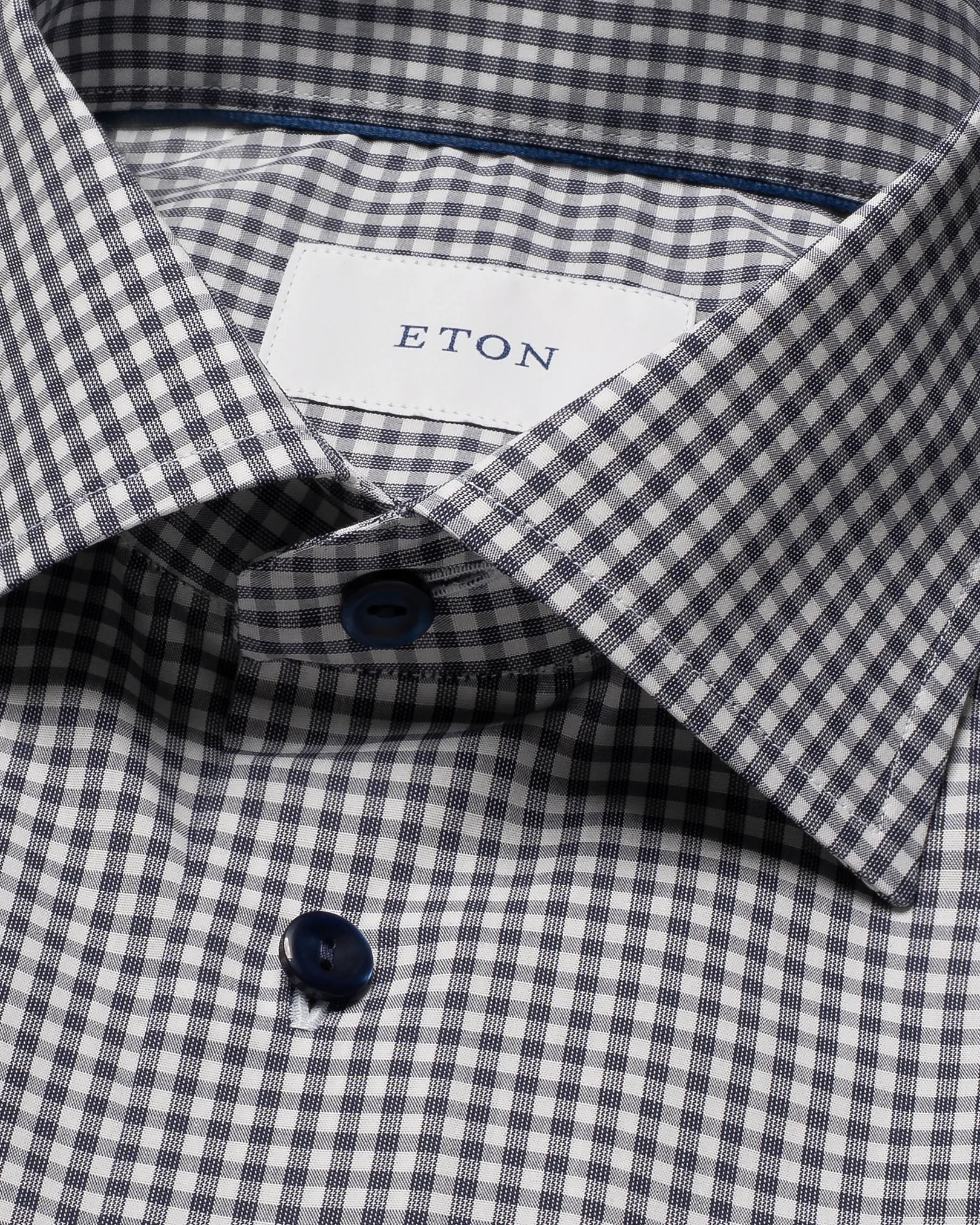 Eton - Fine Check Poplin Shirt