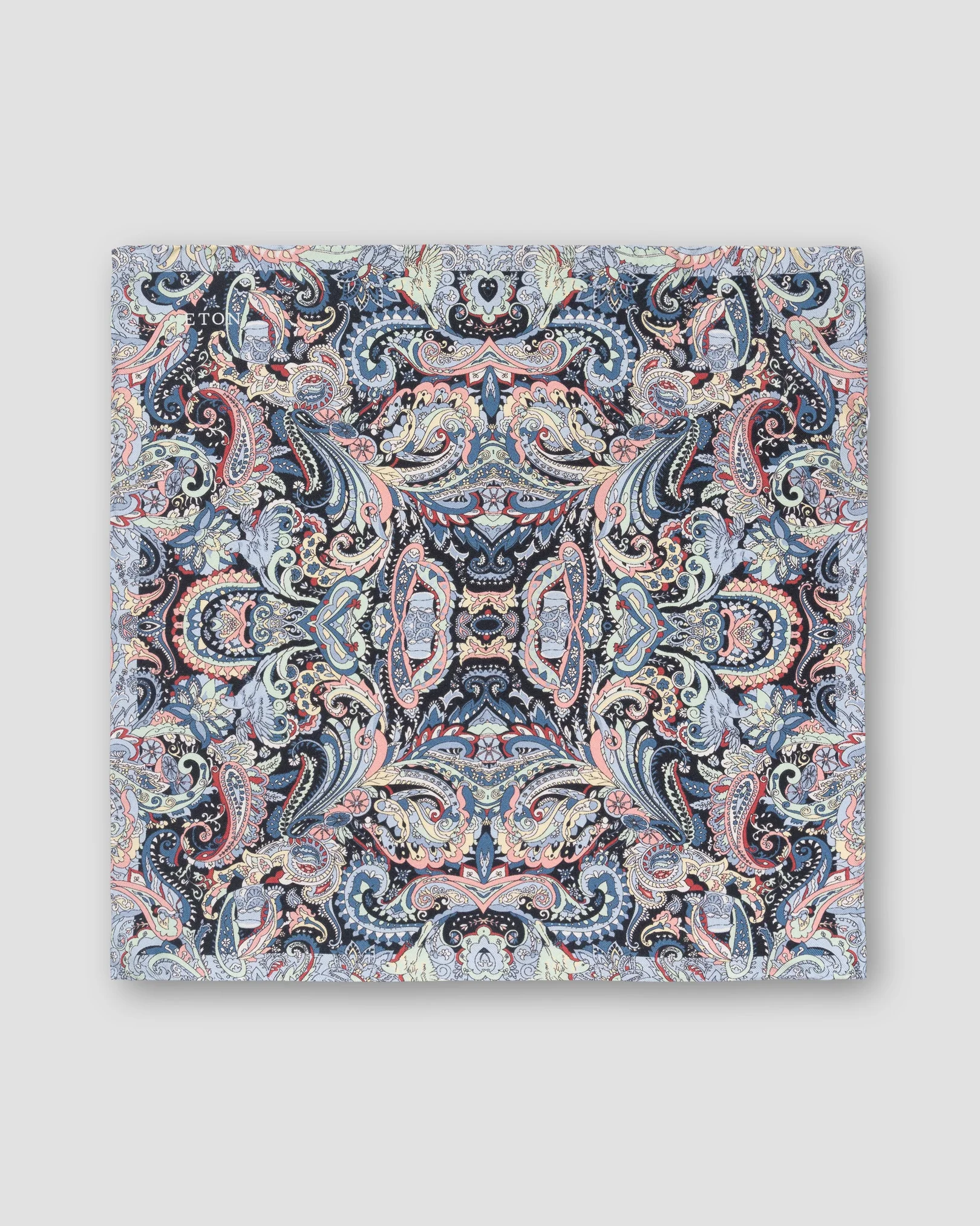 Eton - multi paisley silk pocket square