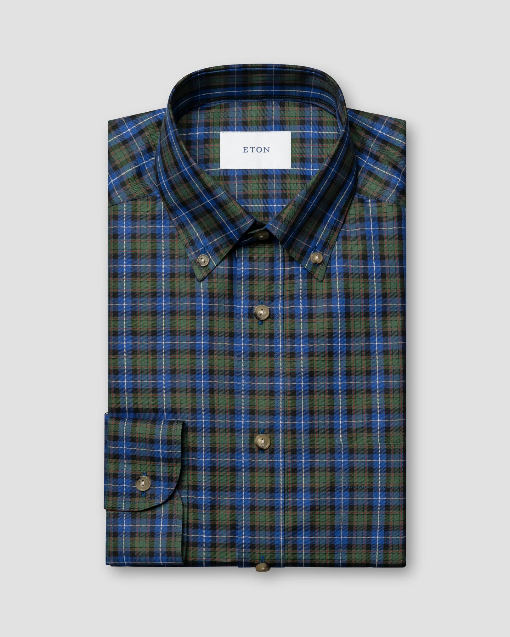 Eton - Tartan Plaid Shirt