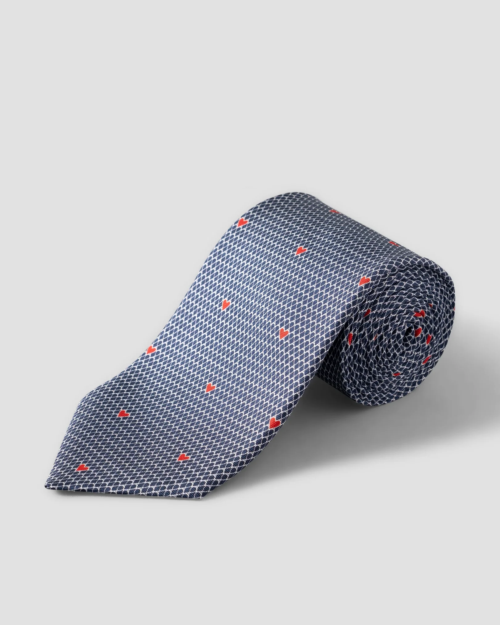 Eton - valentines print silk tie