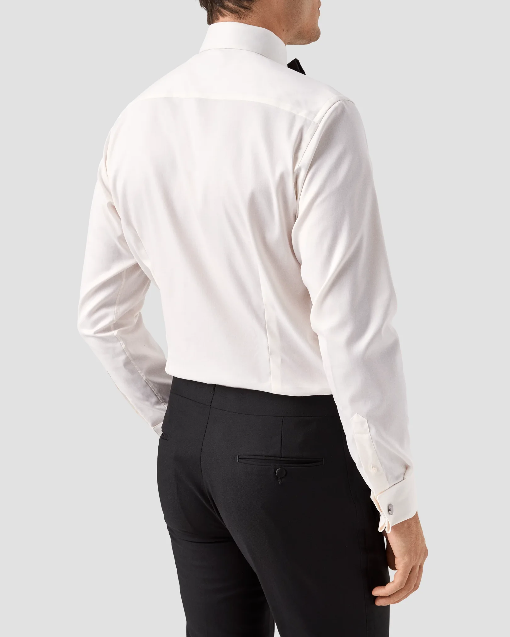 Eton - off white twill evening shirt we