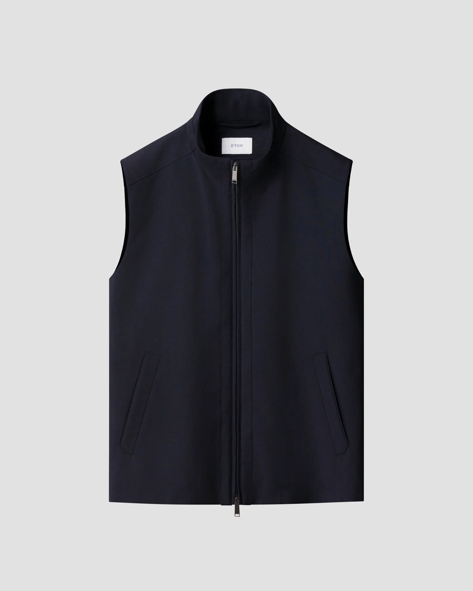 Eton - navy blue lana tech vest