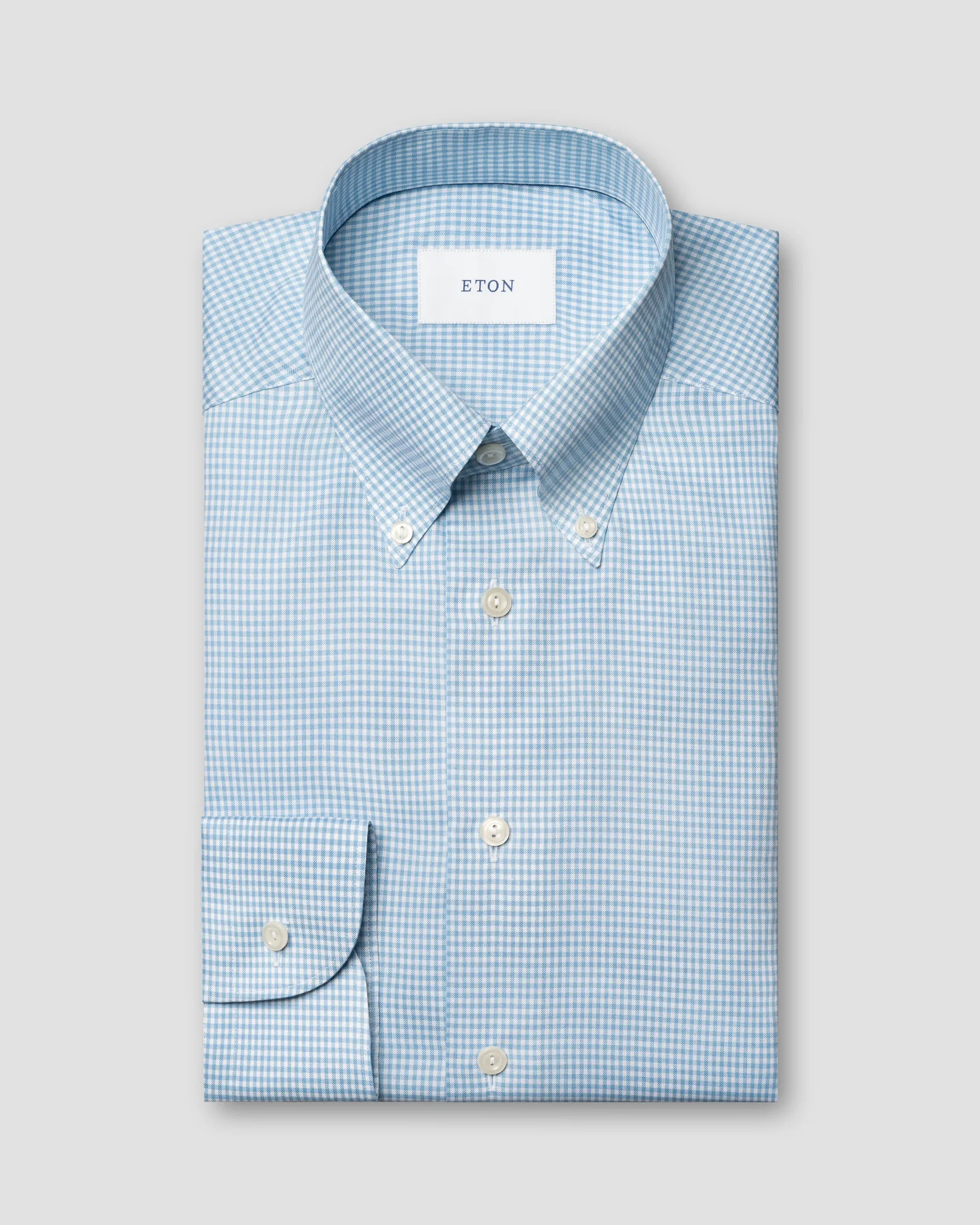 Eton - Chemise Oxford à carreaux Signature