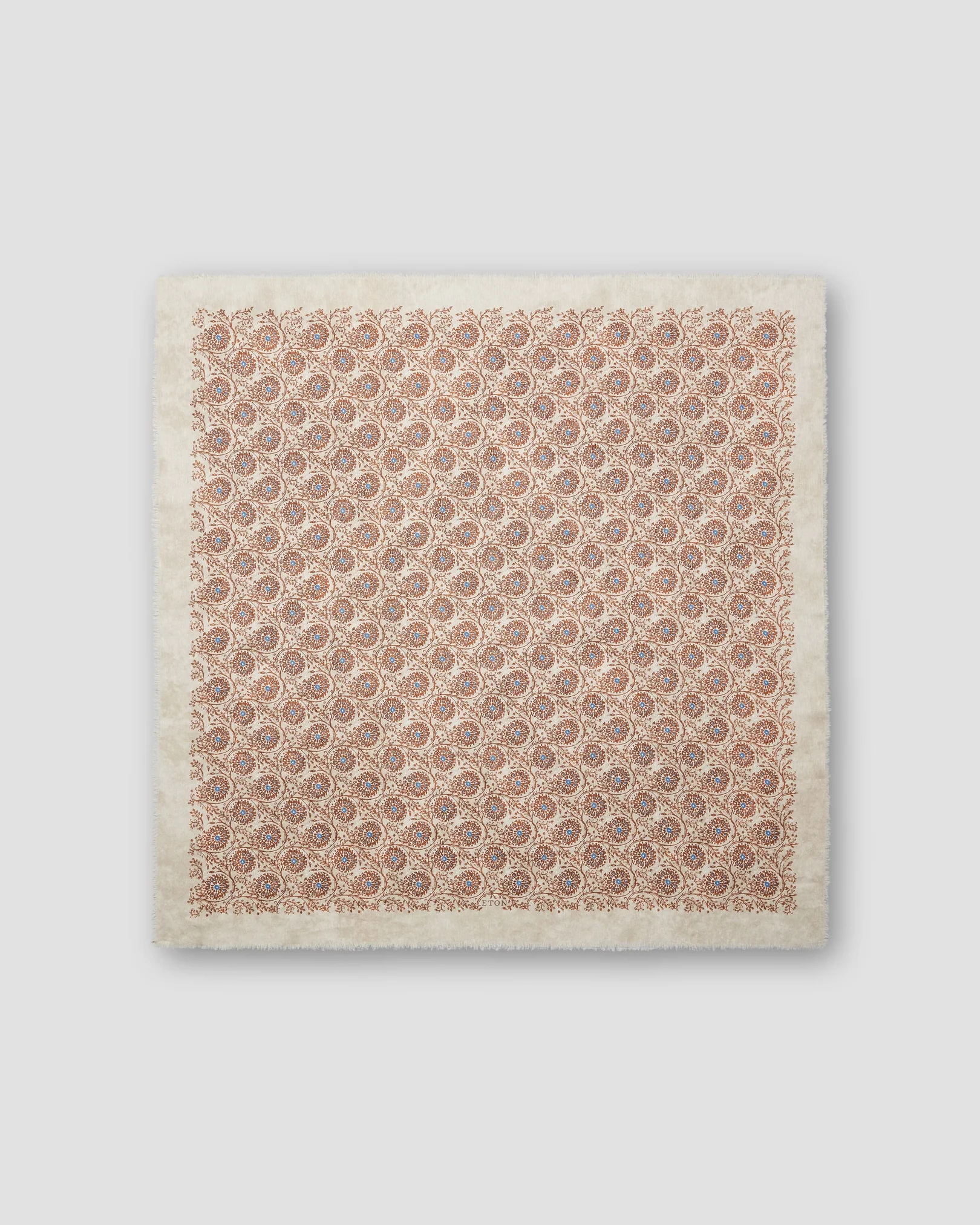 Eton - beige geometric circles foulard scarf
