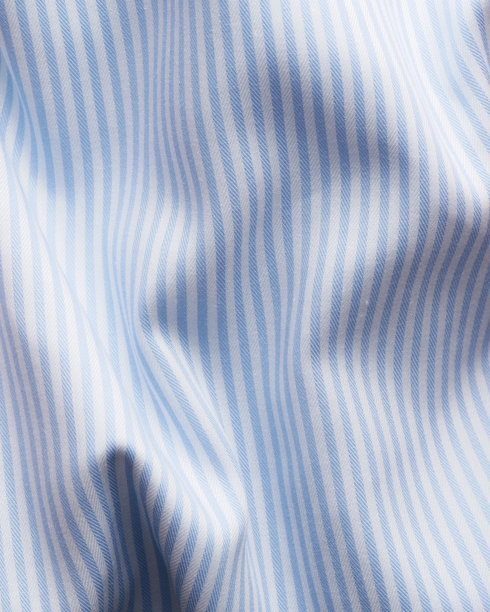 Eton - striped fine twill extreme cut away shirt