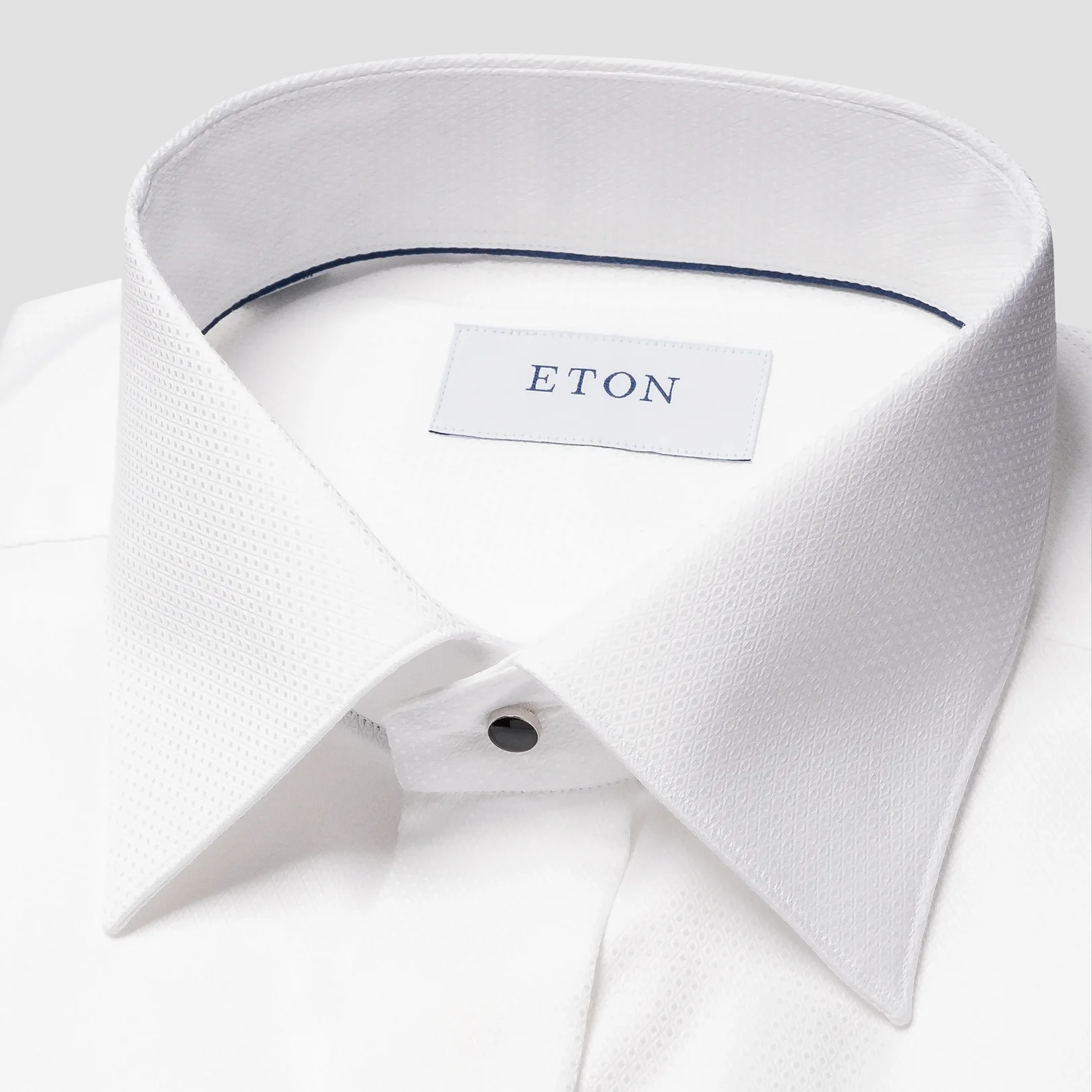 Eton - White Dobby Tuxedo Shirt