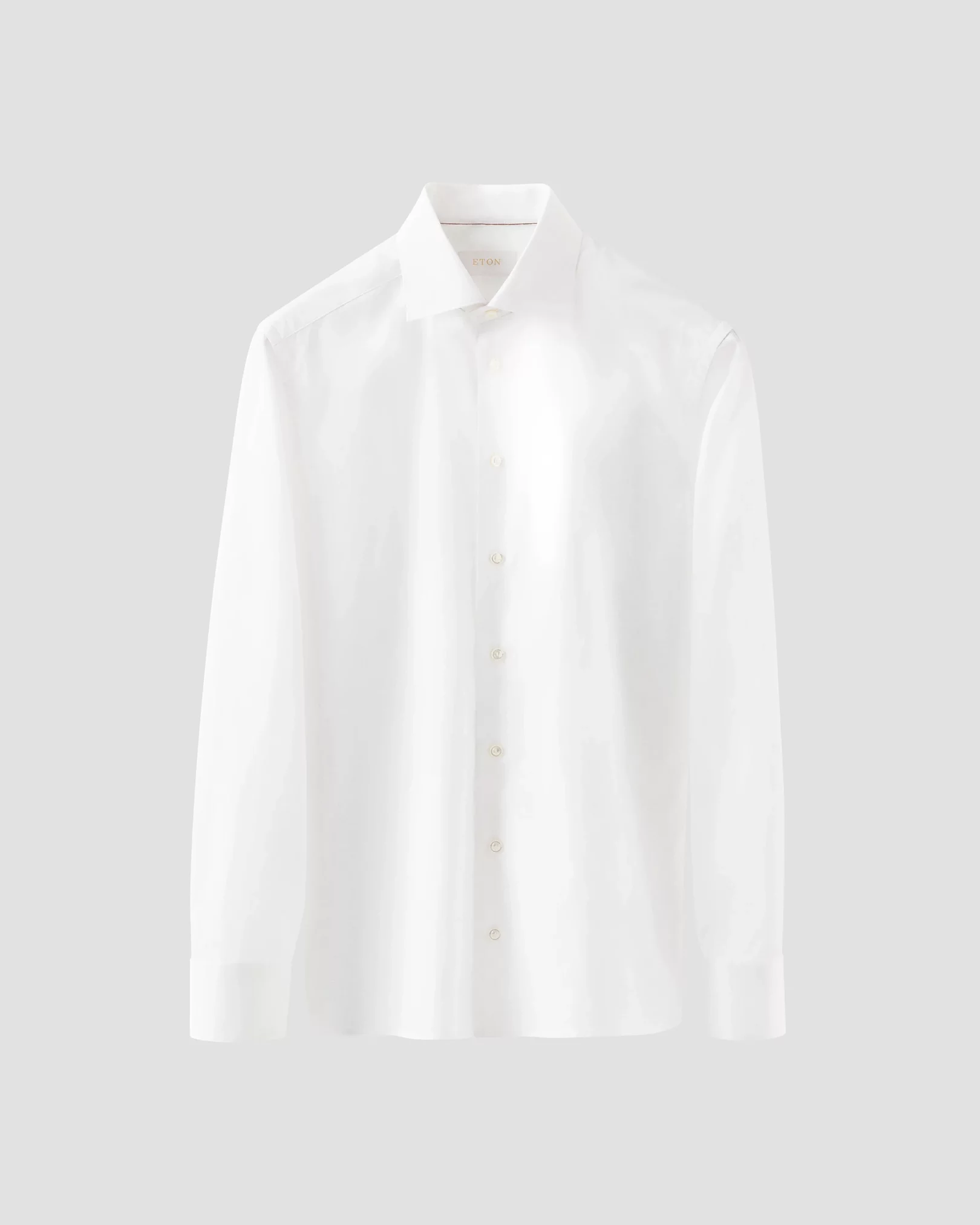 Eton - White Solid Elevated Twill Shirt