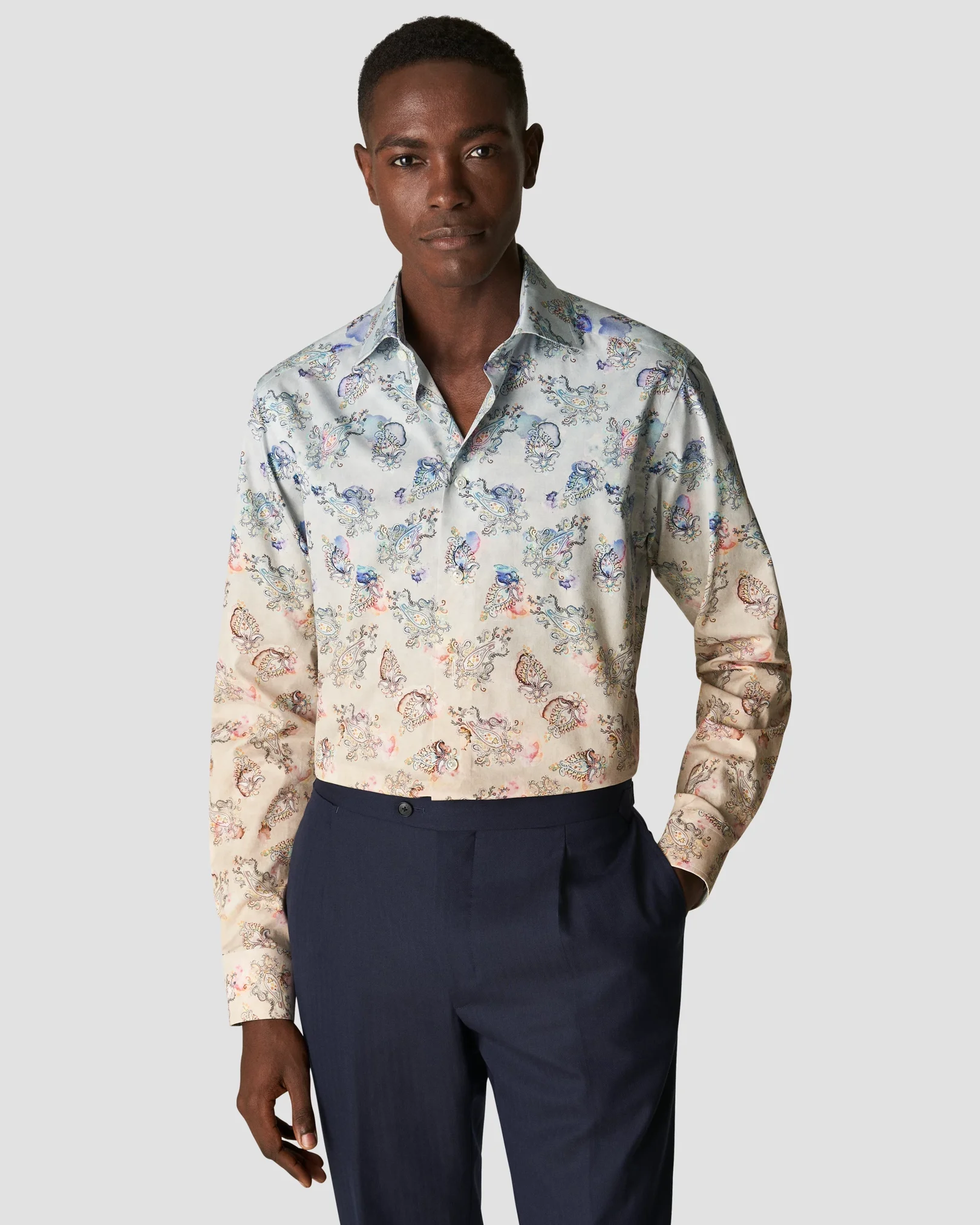 Cardinal Paisley Print Men’s T-Shirt – Urban Streetwear Fresh Style | Gildan Brand, Multi-Colored