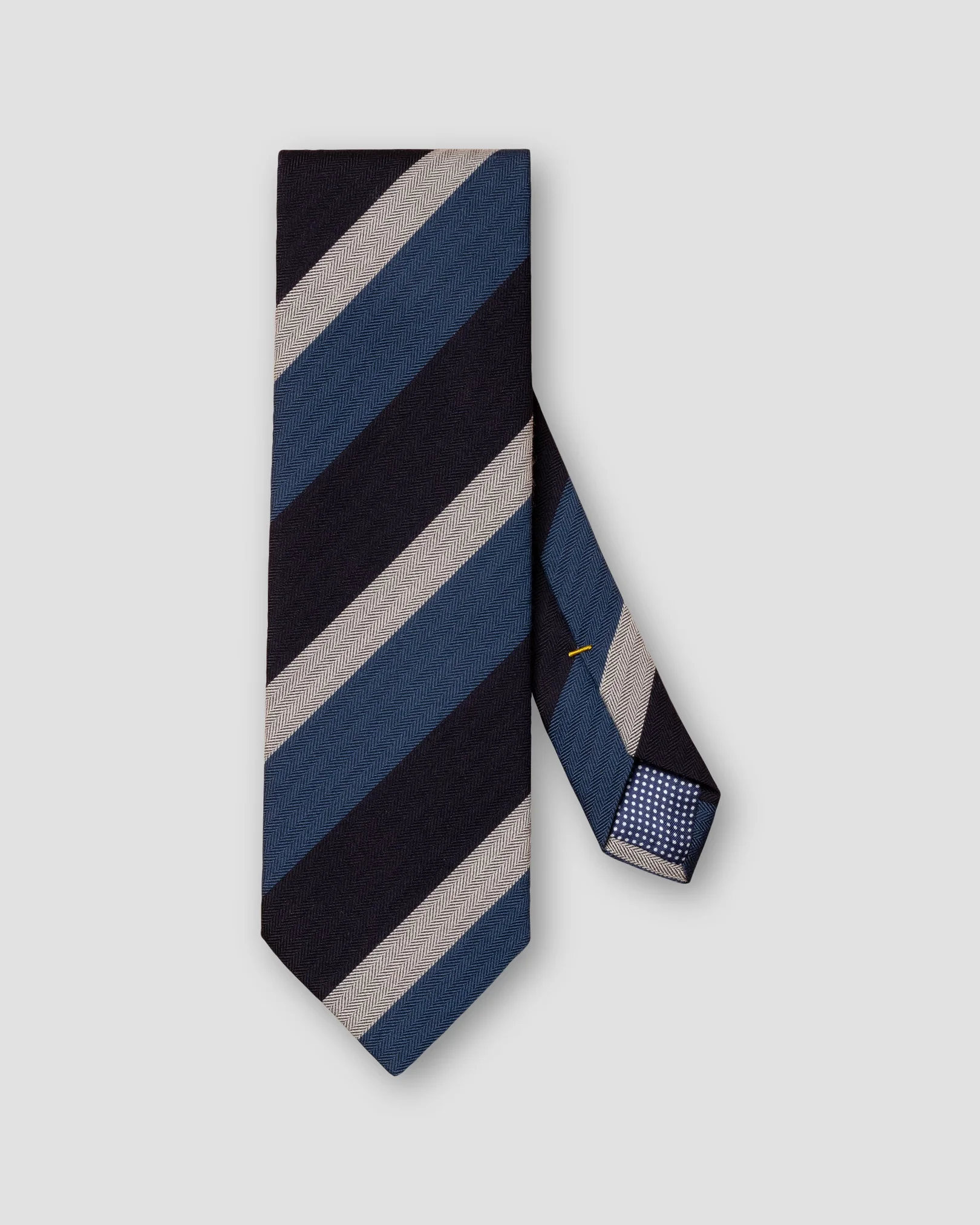 Eton - navy blue striped tie