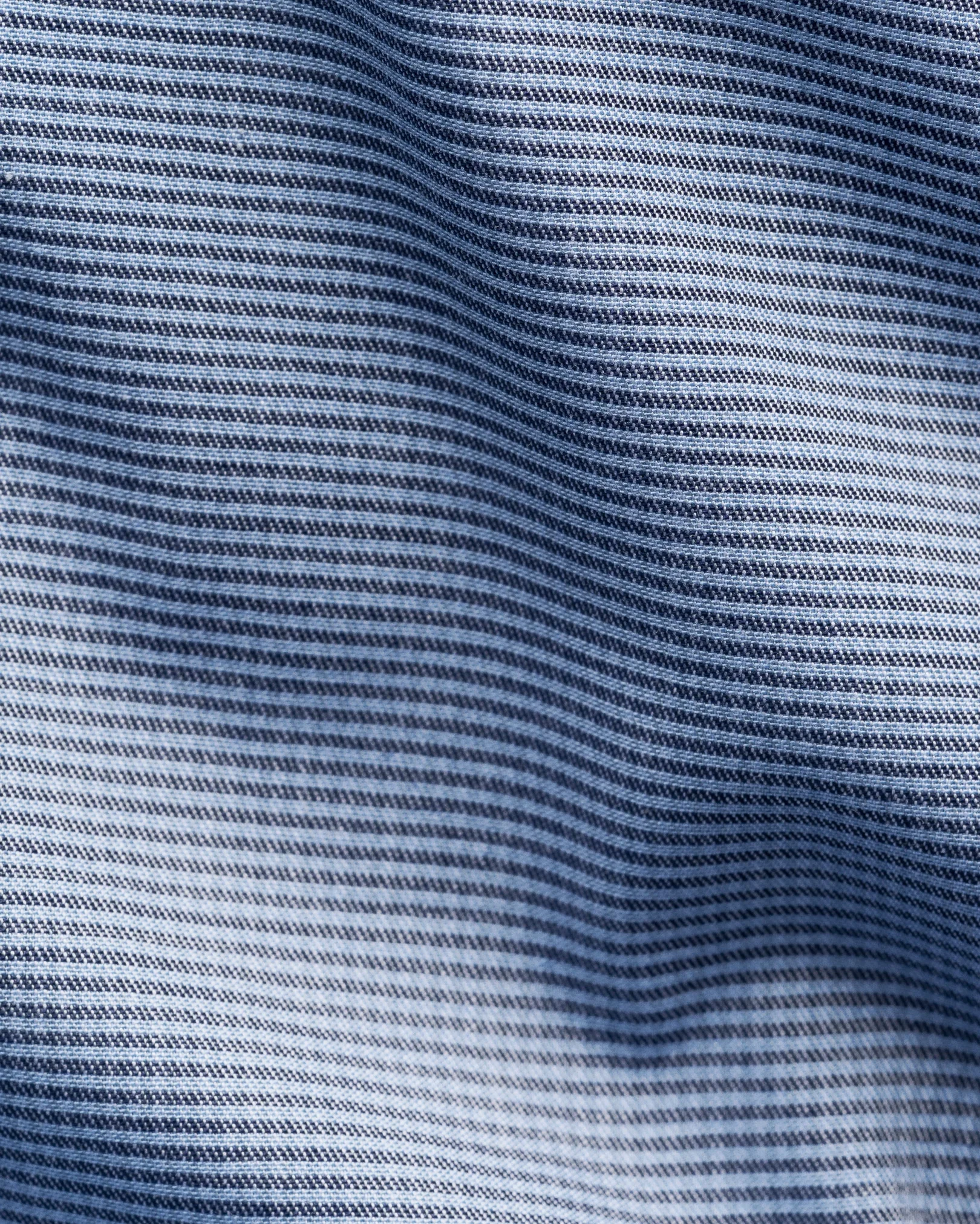 Eton - dark blue micro check twill shirt