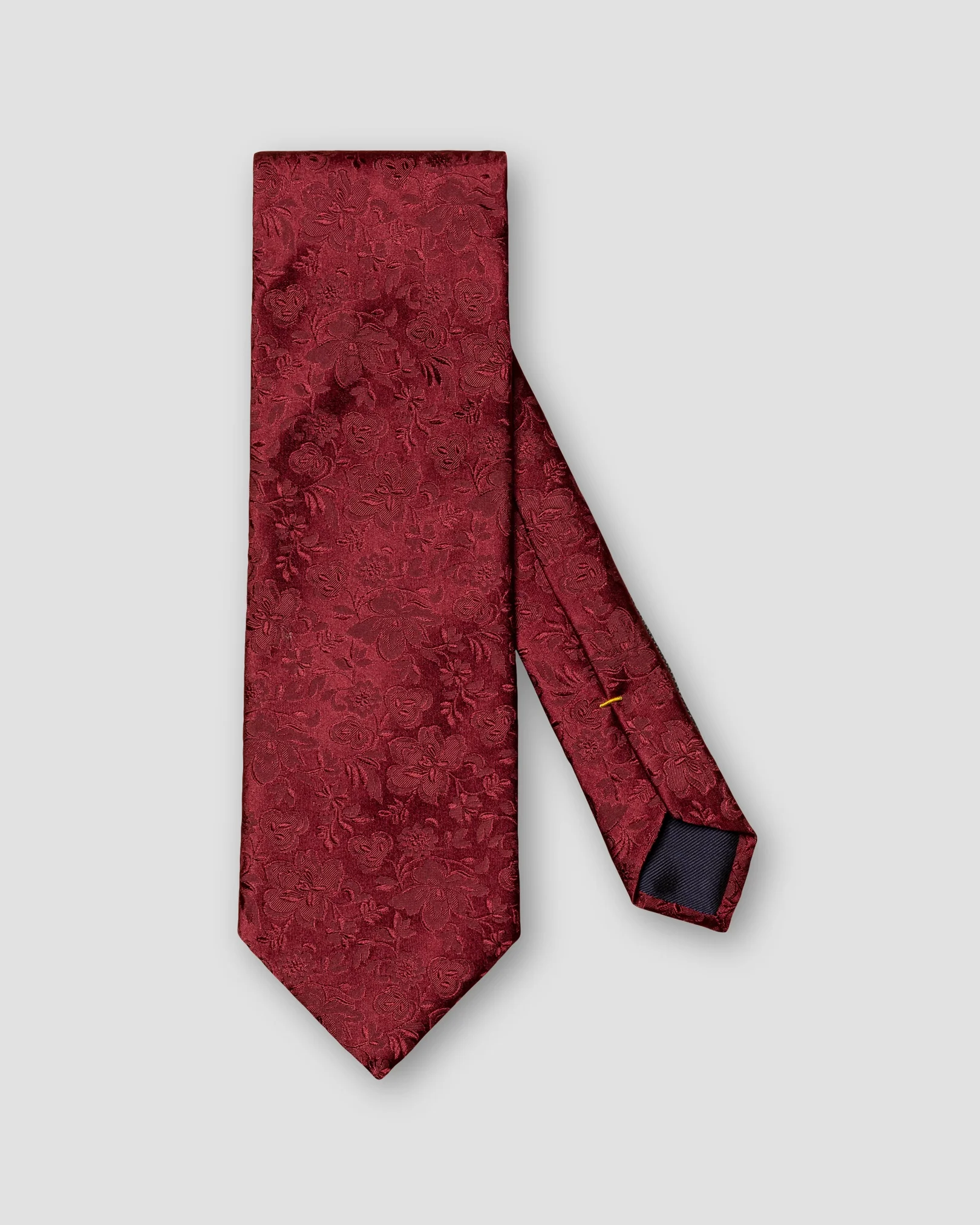 Burgundy Red Floral Tie - Grateful Gadgets