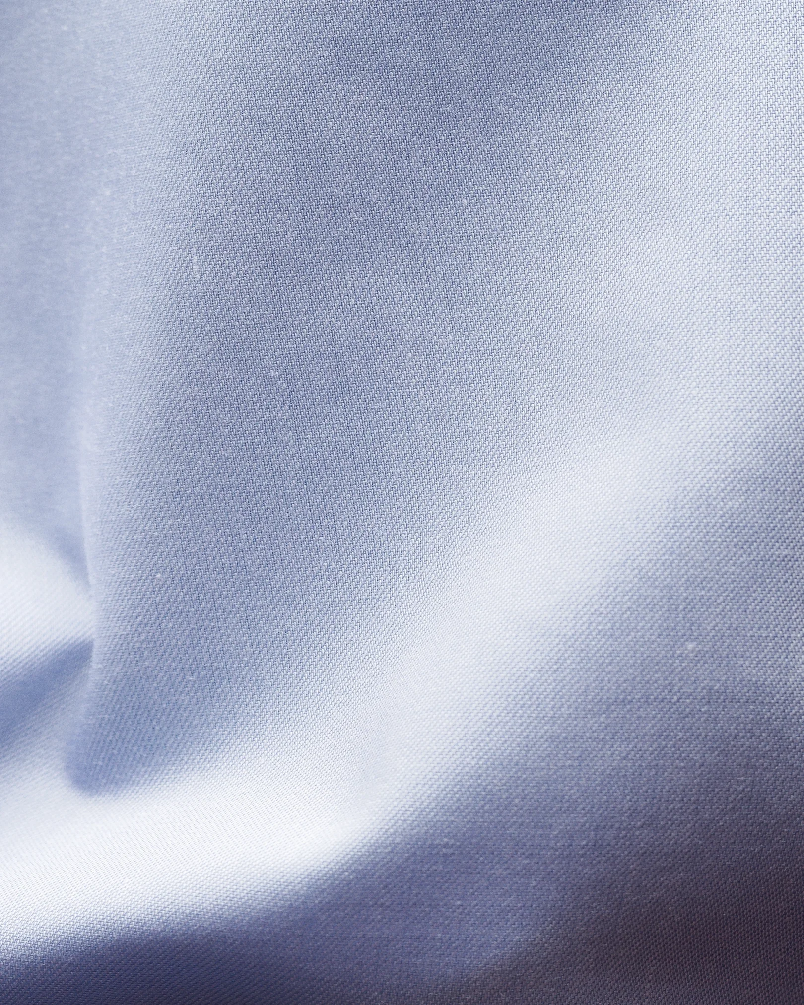 Eton - sky blue twill shirt geometric details