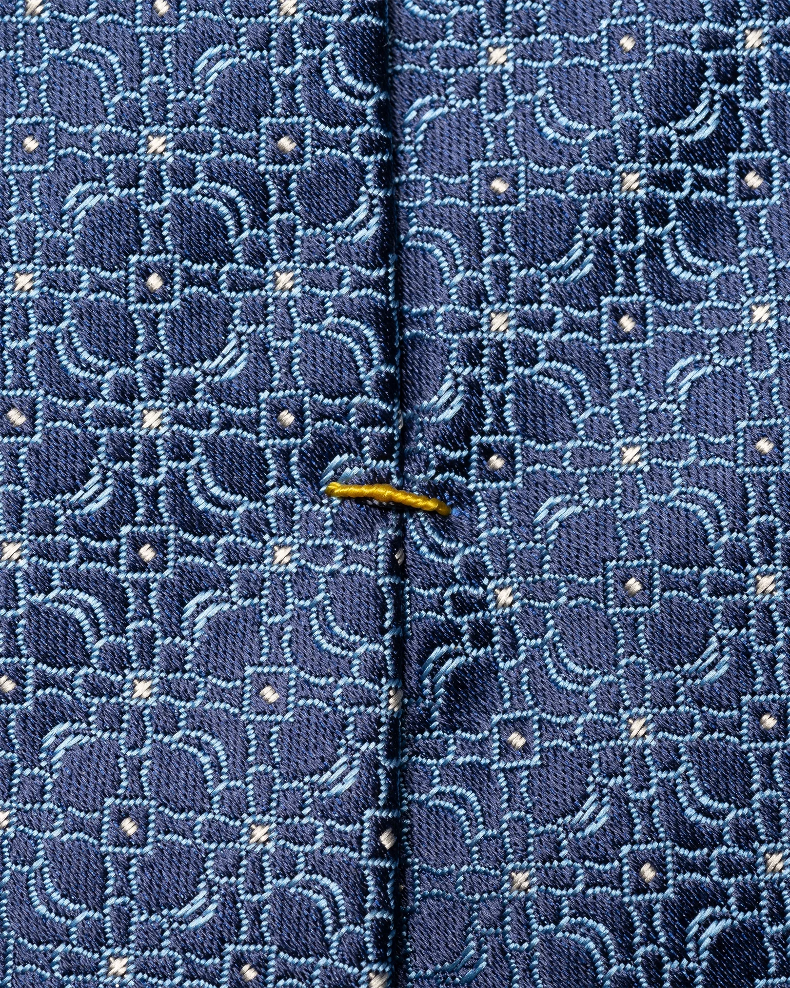 Eton - blue floral woven silk tie