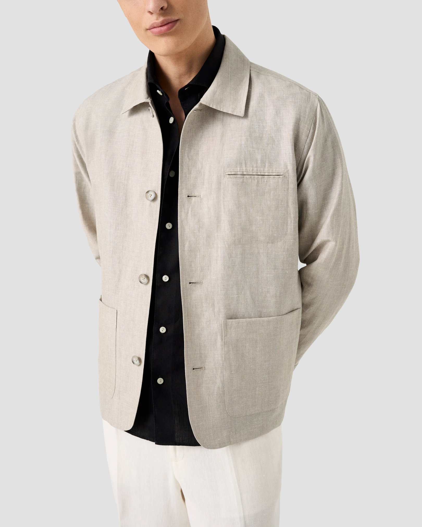 Eton - Short Sleeve Linen Shirt