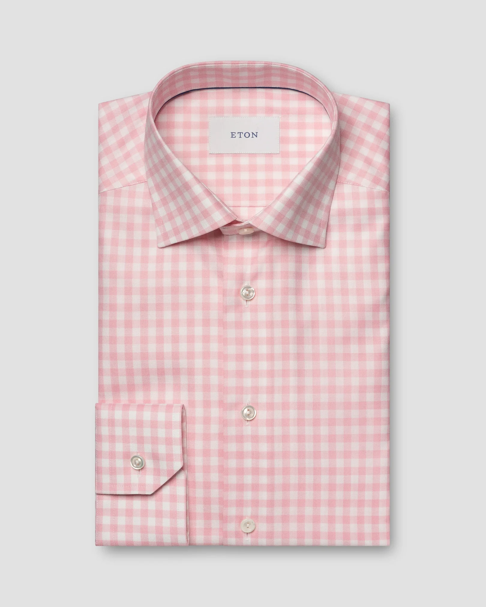 Eton - signature twill shirt cut away single slim