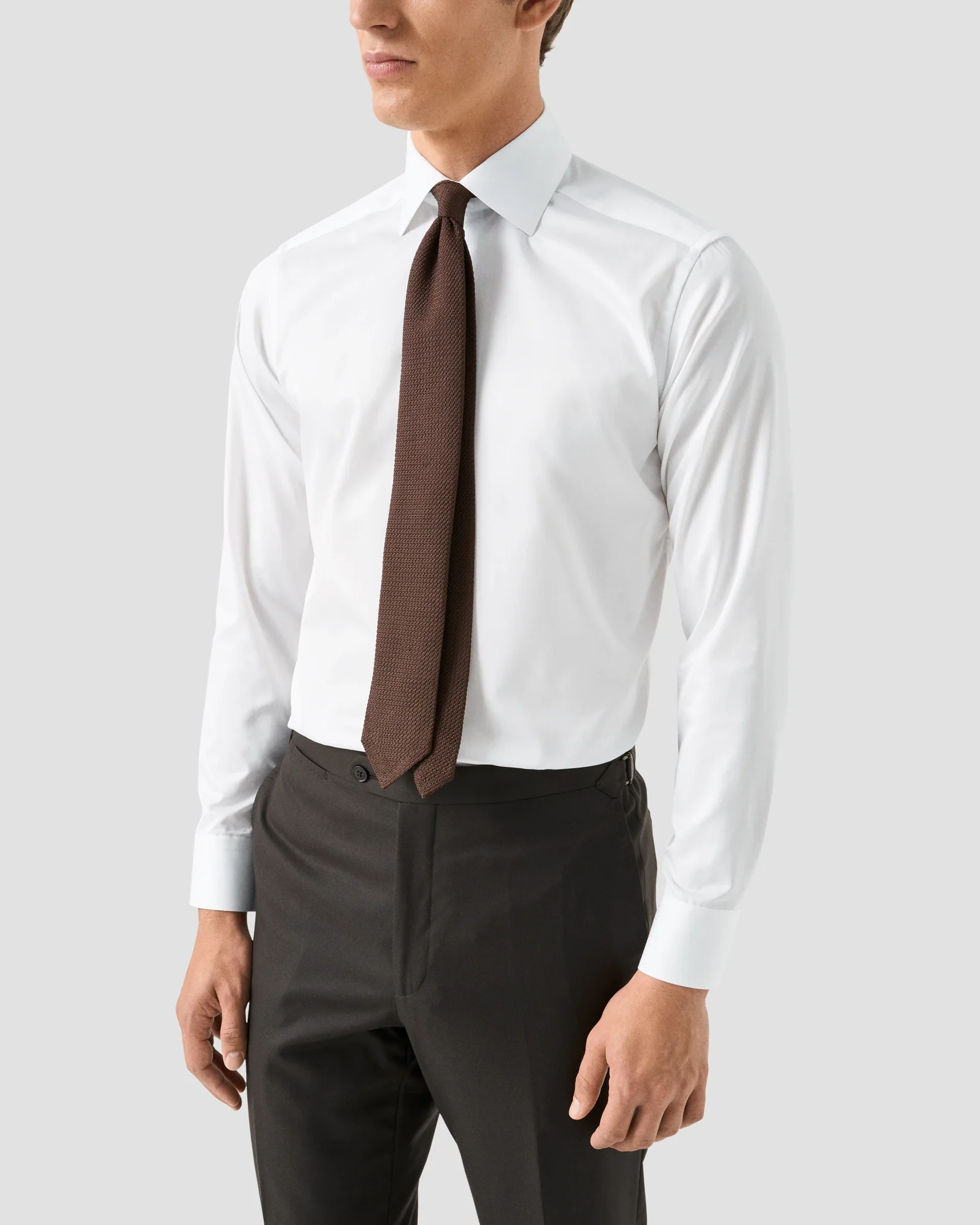 Eton - Solid Elevated Twill Shirt