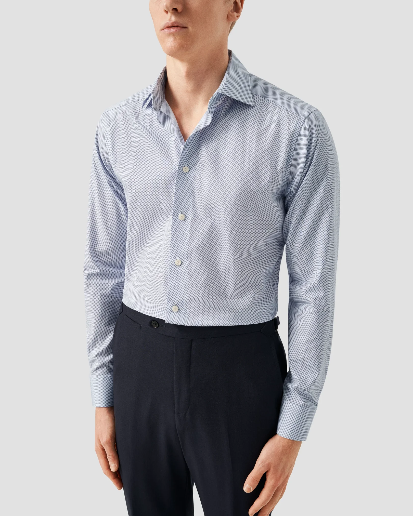 Eton - Light blue Poplin