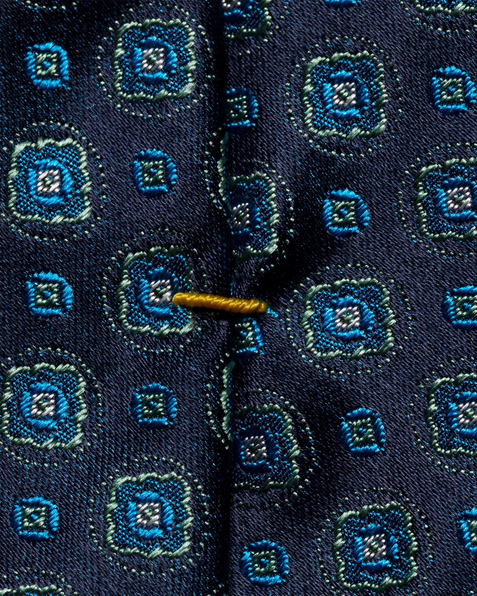 Eton - navy blue satin tie