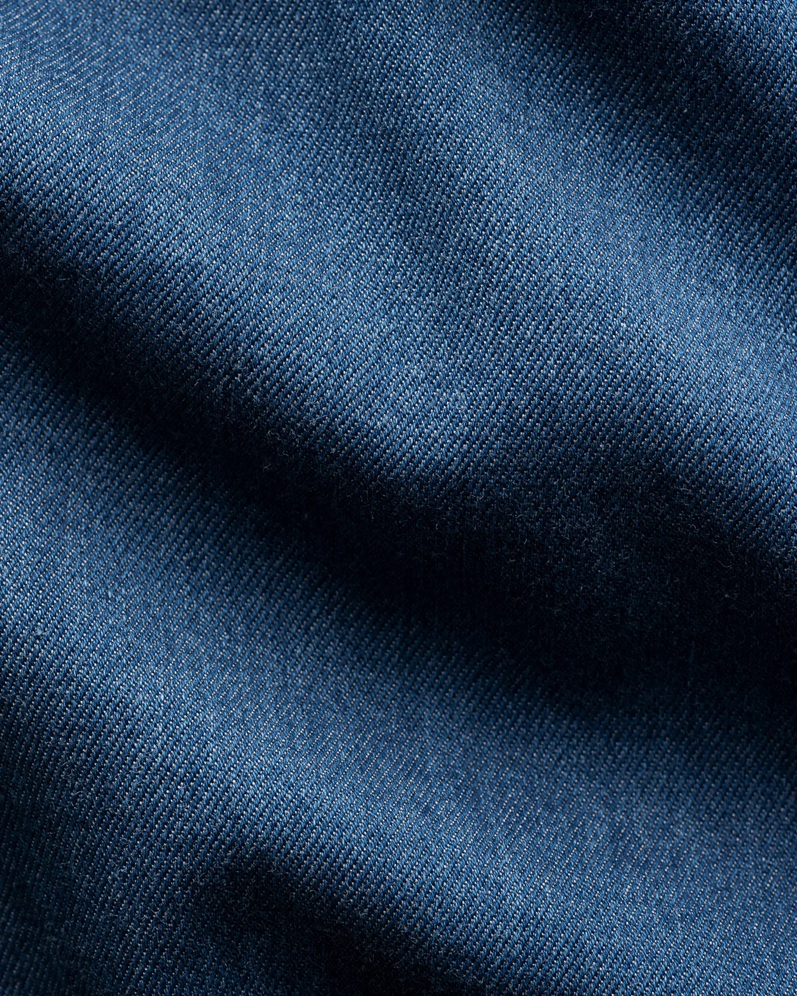 Eton - dark wash denim stretch shirt