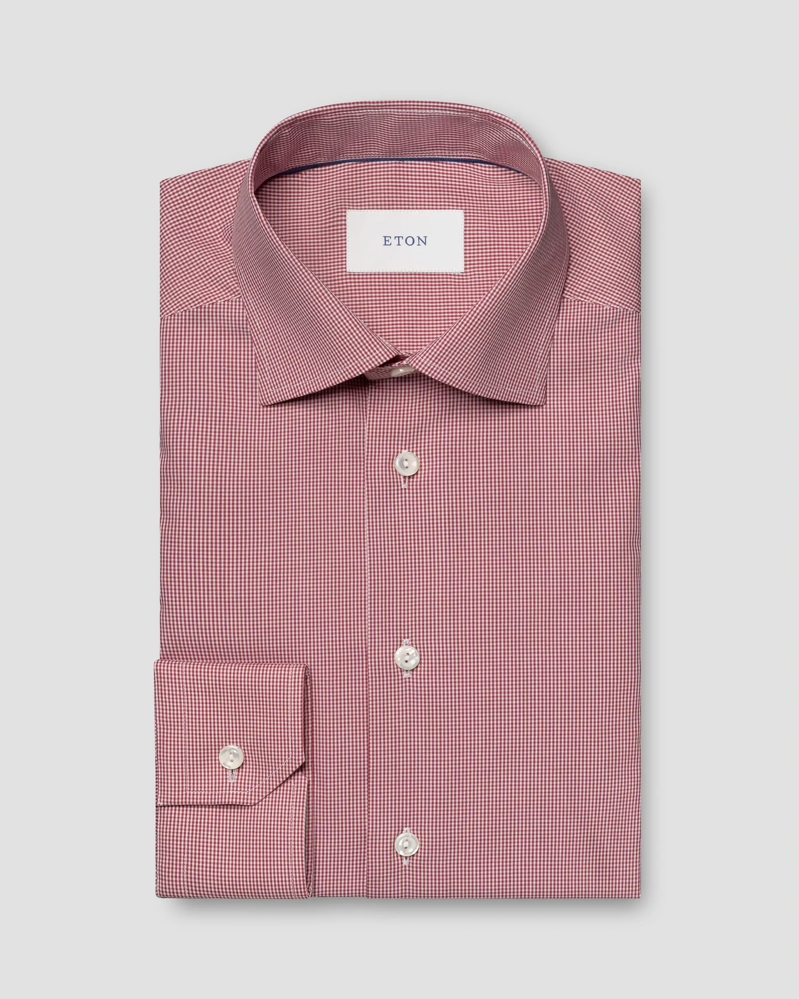 Eton - redpoplin shirt