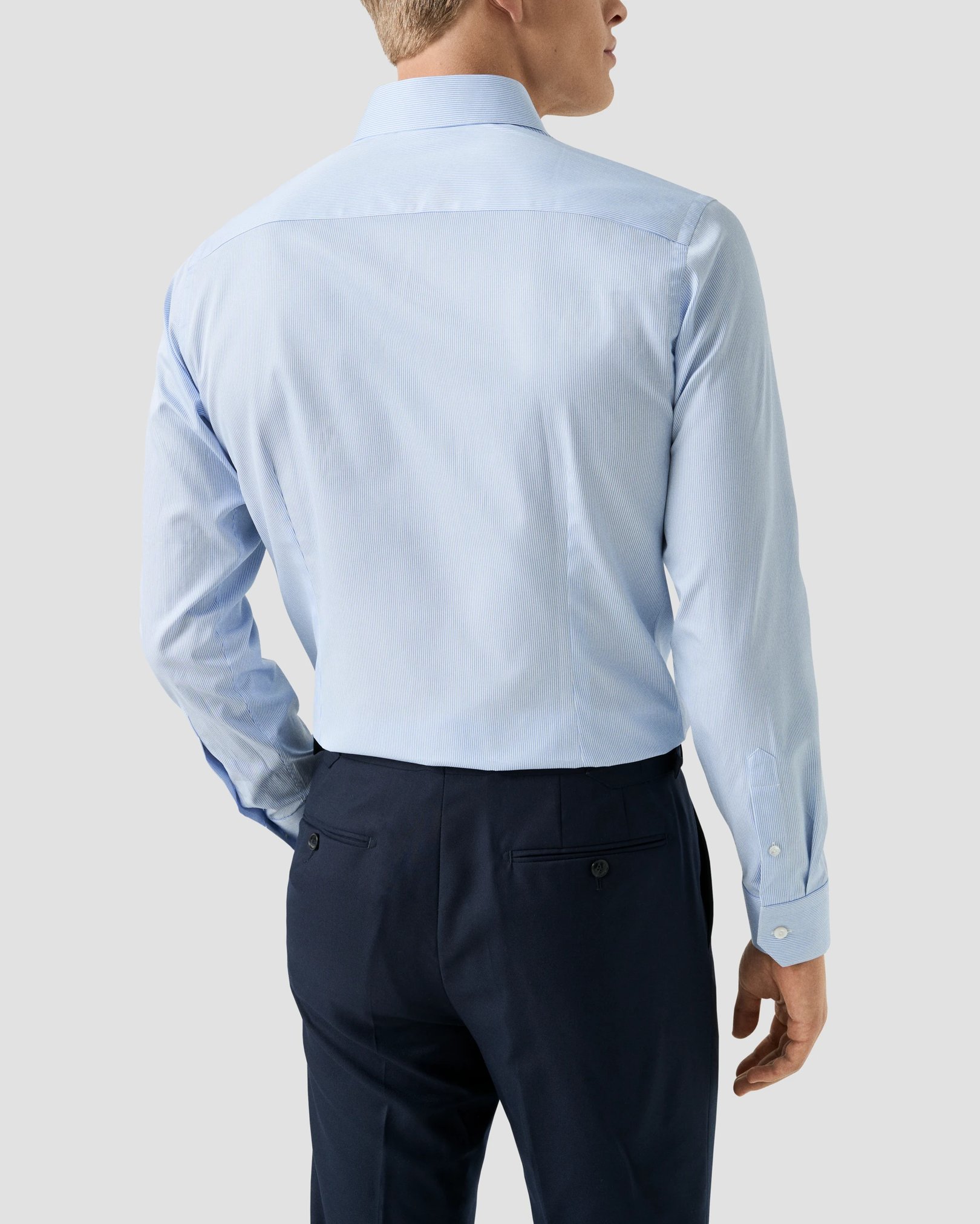 Eton - Striped Supima 120 Poplin Shirt