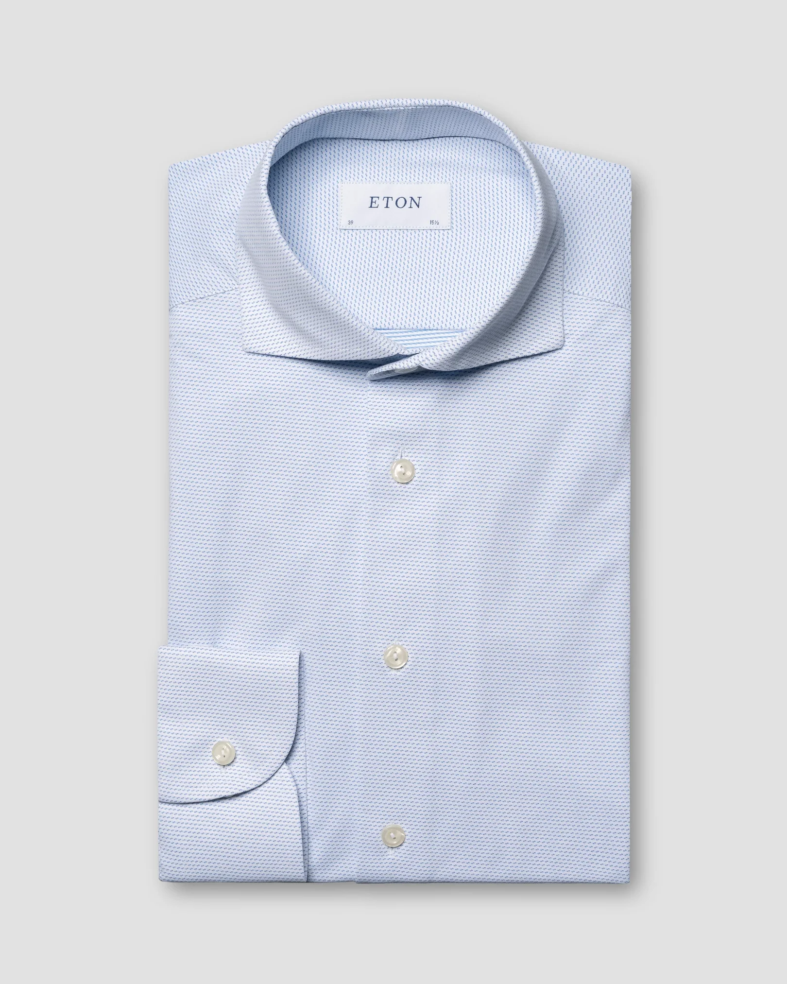 Semi Solid Four-Way Stretch Shirt