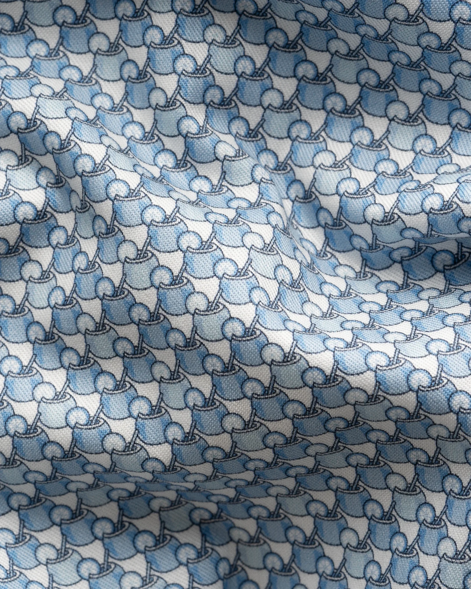 Eton - motif signature twill shirt