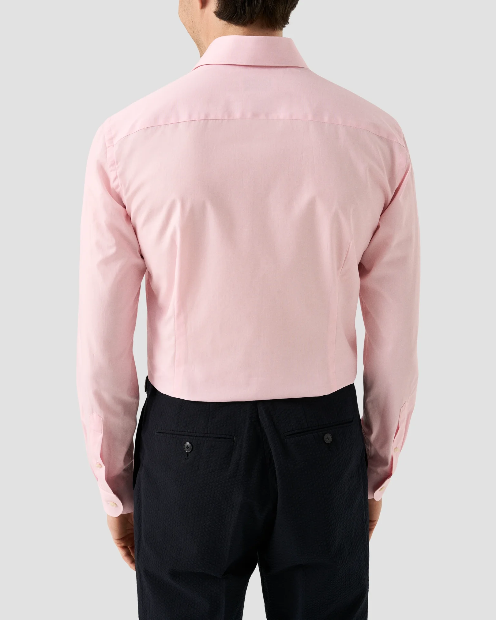 Eton - pink end on end breeze poplin shirt