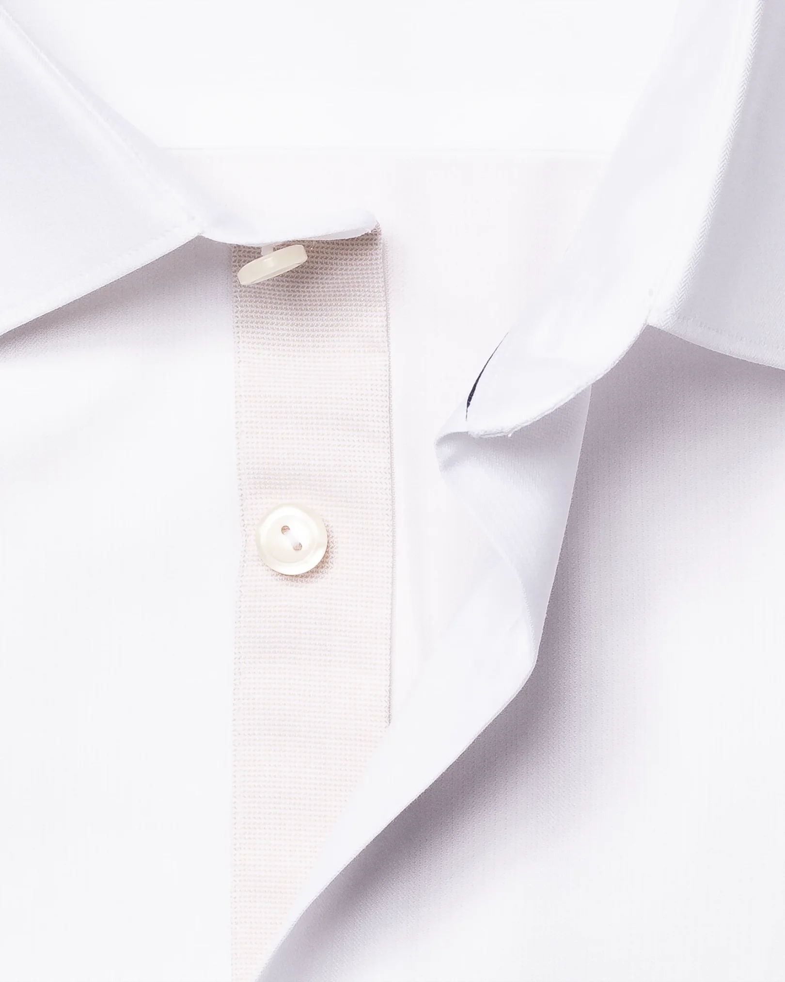 Eton - white signature twill semi solid