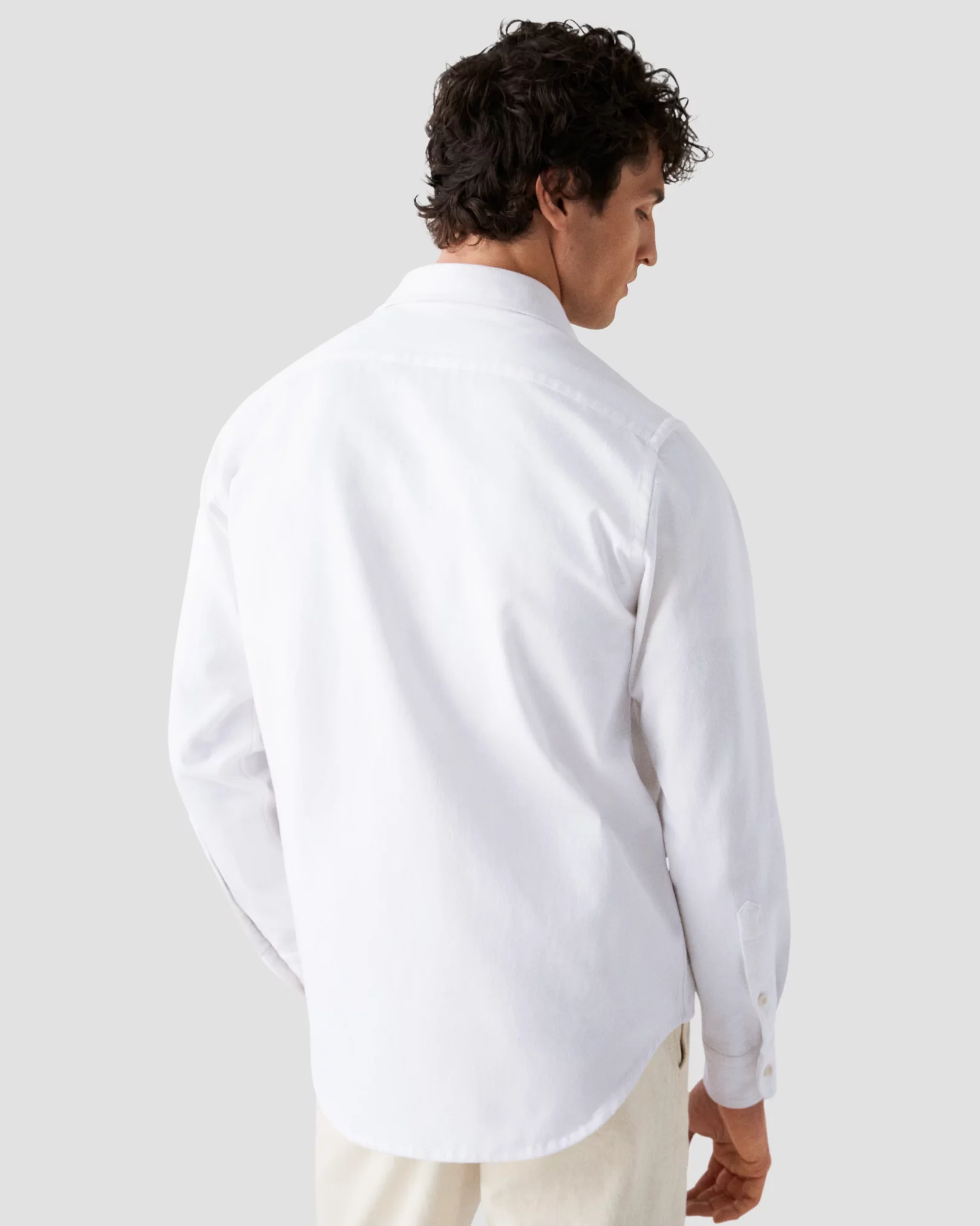 Eton - white heavy twill overshirt