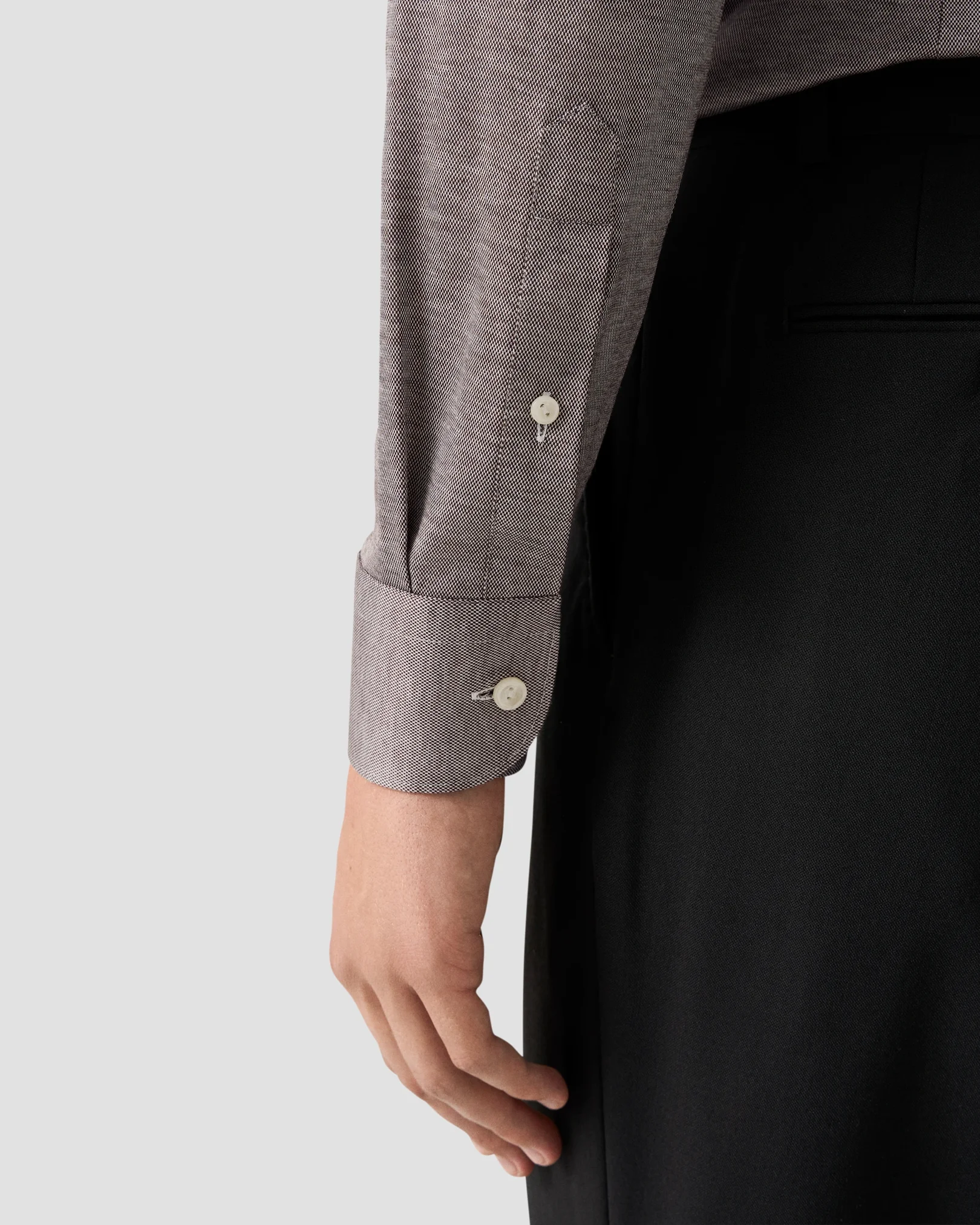 Eton - filo di scozia knit shirt 256