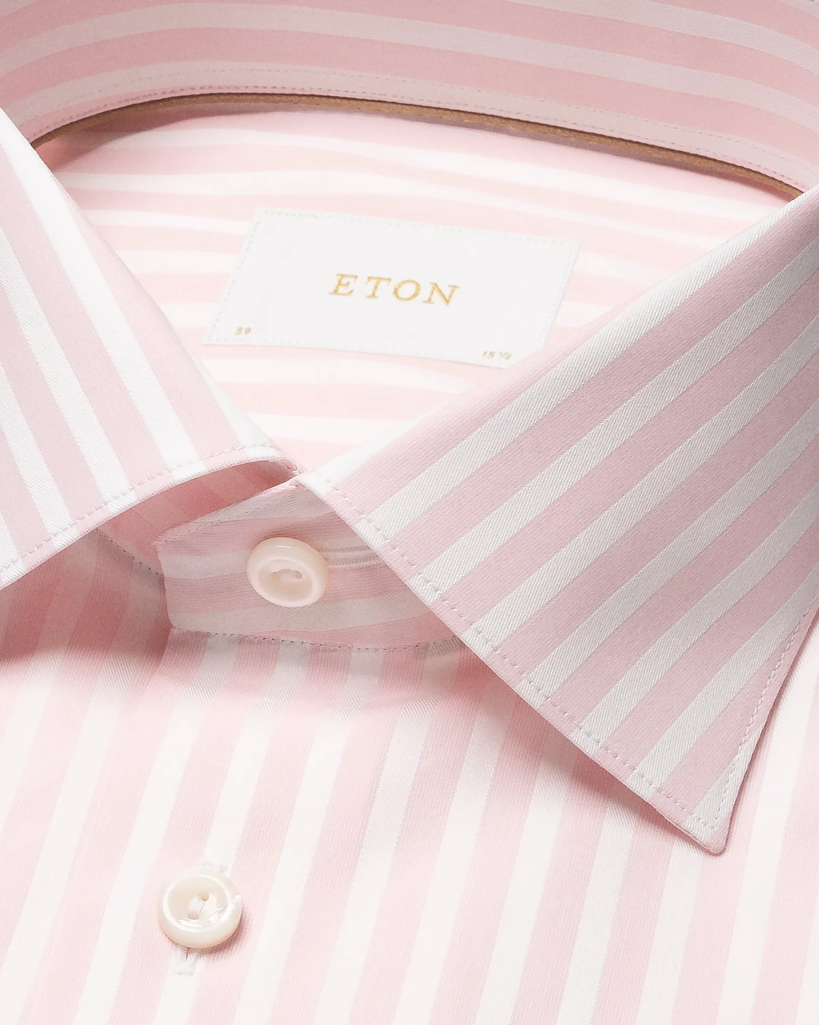 ストライプスーピマ120シャツ - Eton