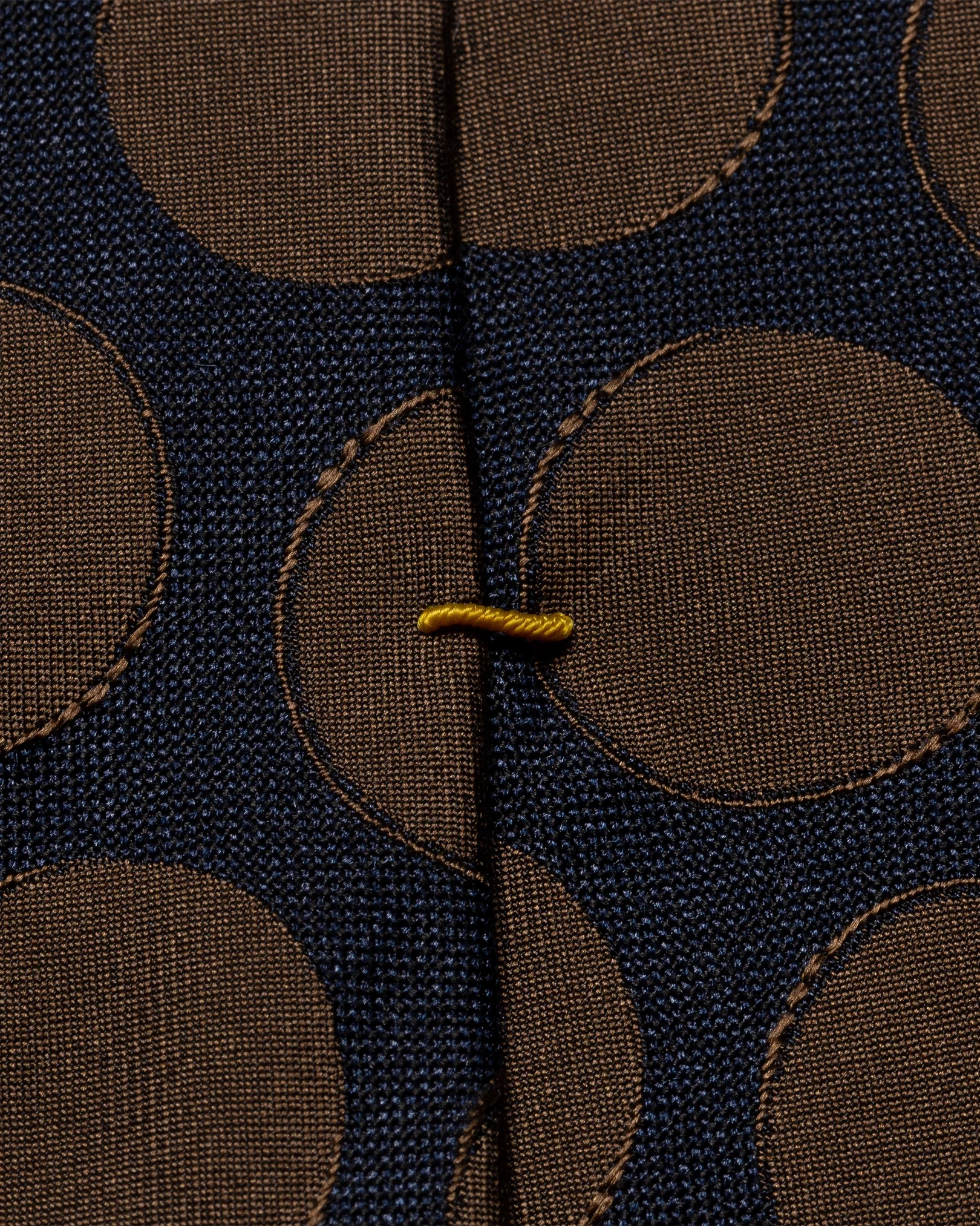 Eton - navy blue polka dots tie