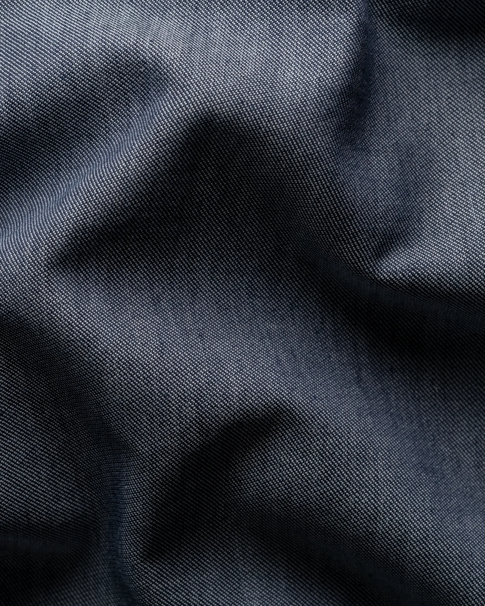 Eton - light blue solid denim shirt