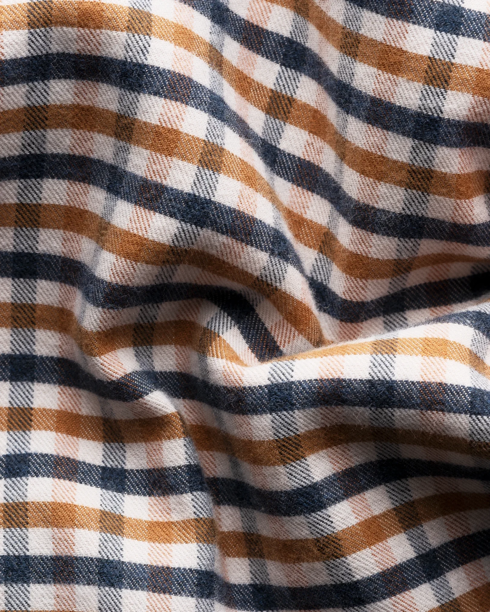 Eton - orange twill tencel flannel