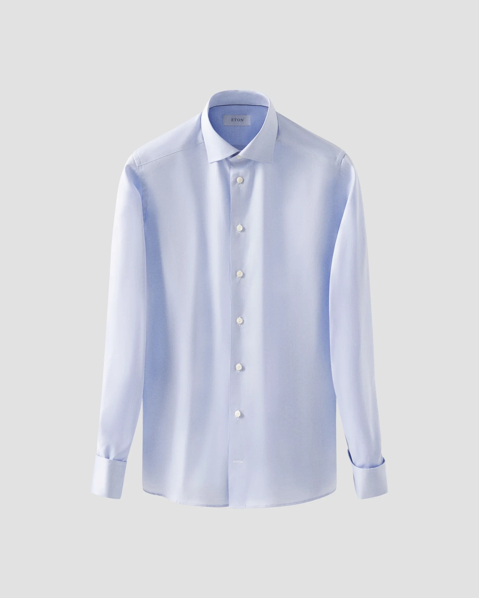 Eton - Light Blue Signature Twill Shirt – French Cuffs