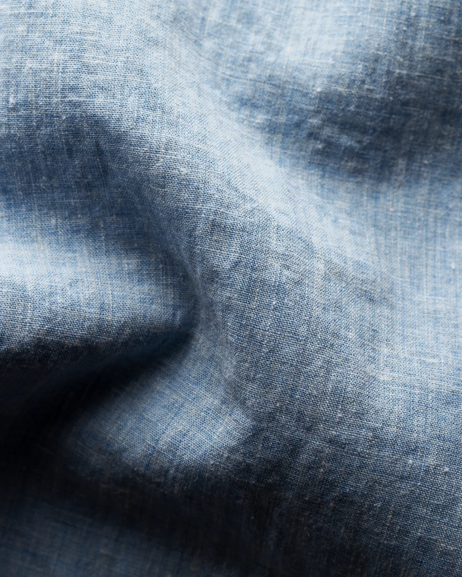 Eton - light blue cotton linen shirt soft