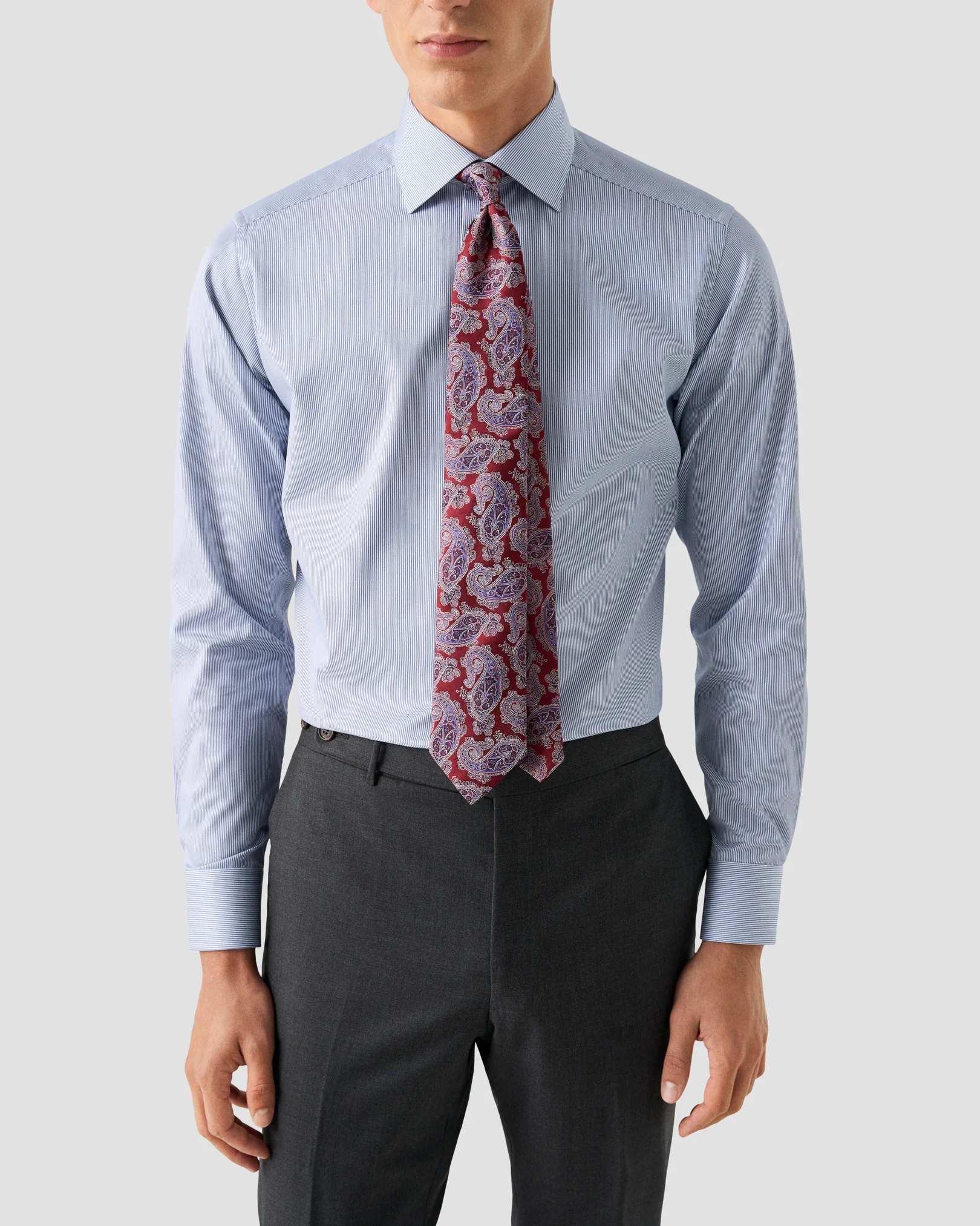 Eton - Fine Striped Signature Twill Shirt