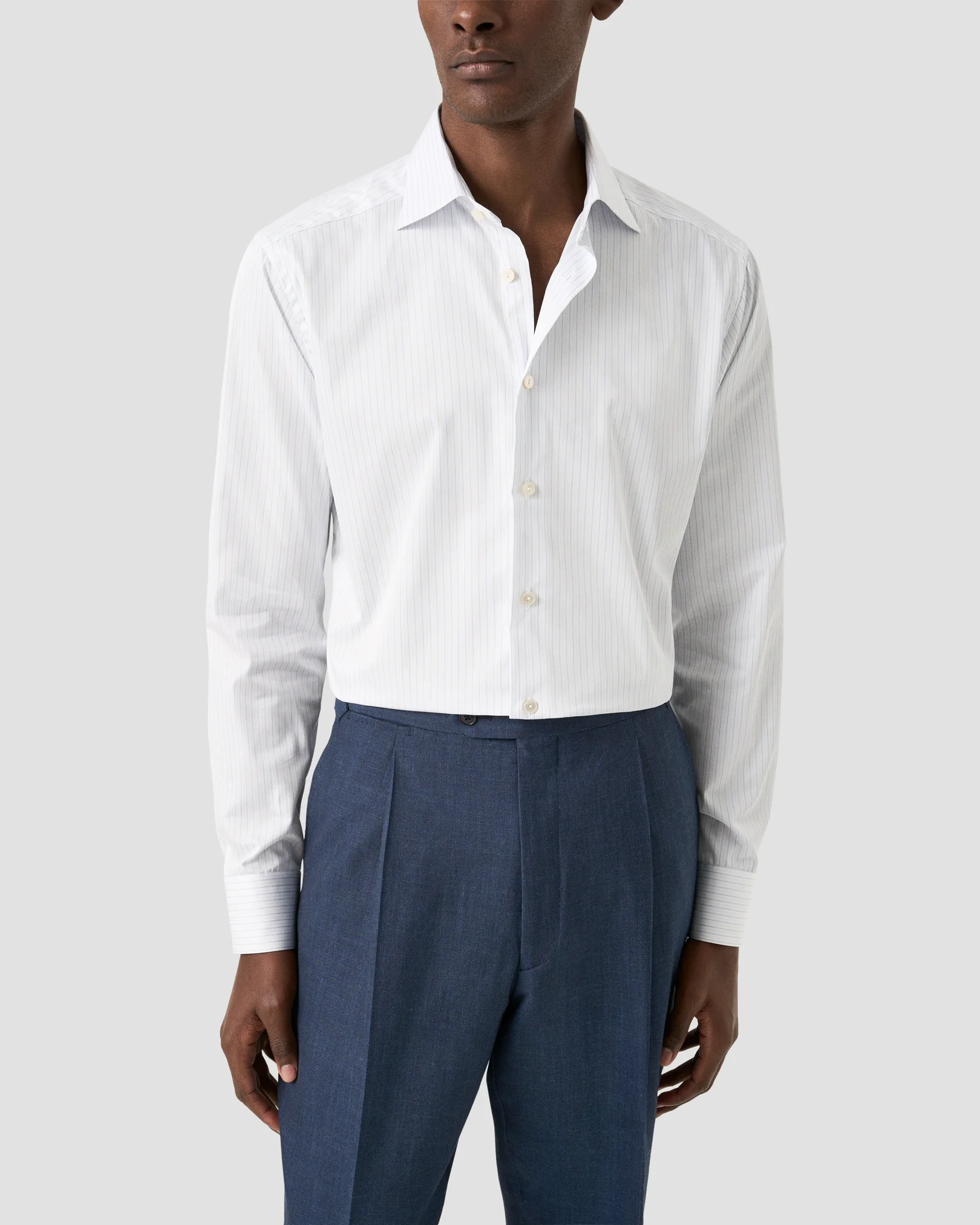 Eton - elevated striped supima 120 shirt