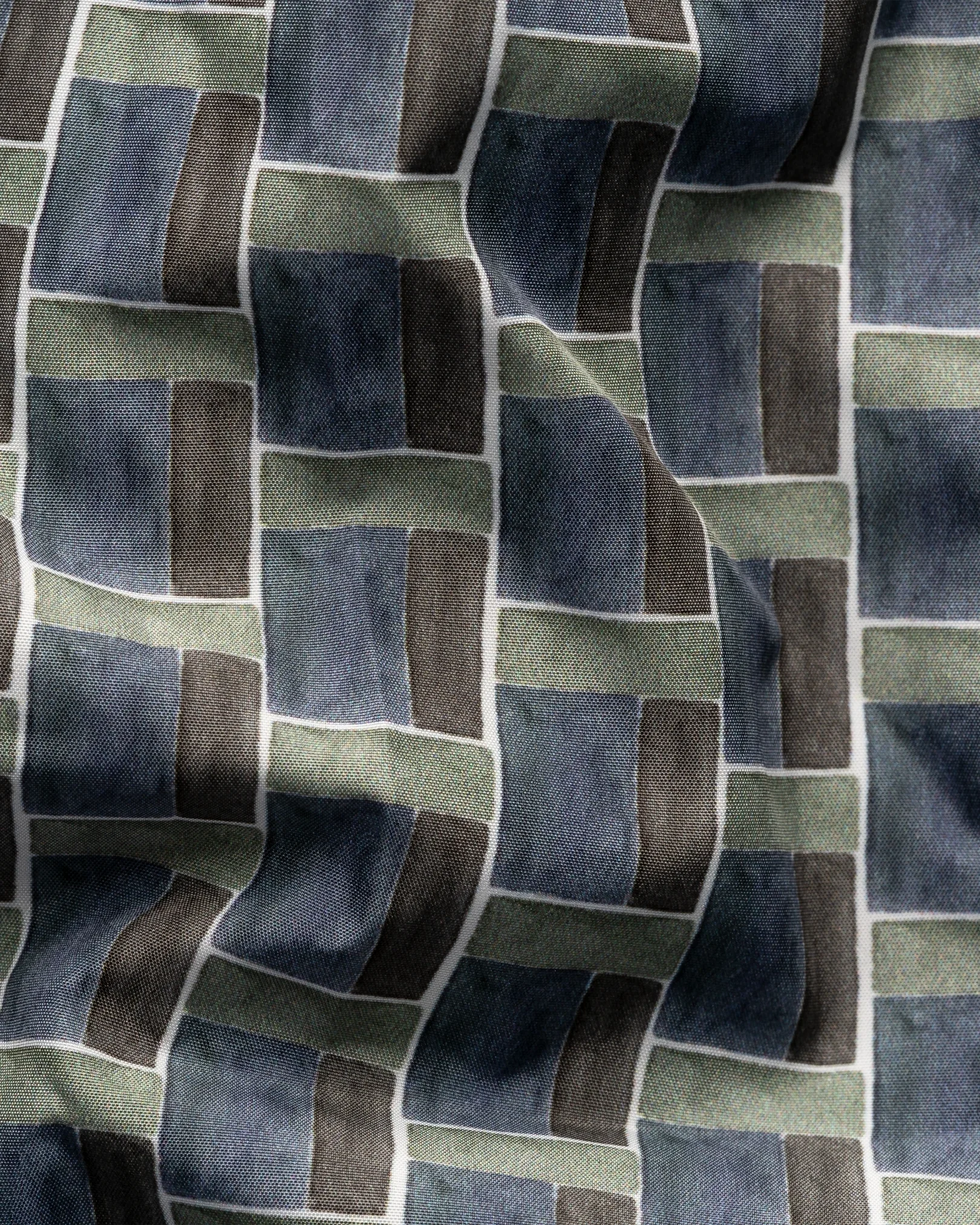 Eton - geometrical swim shorts