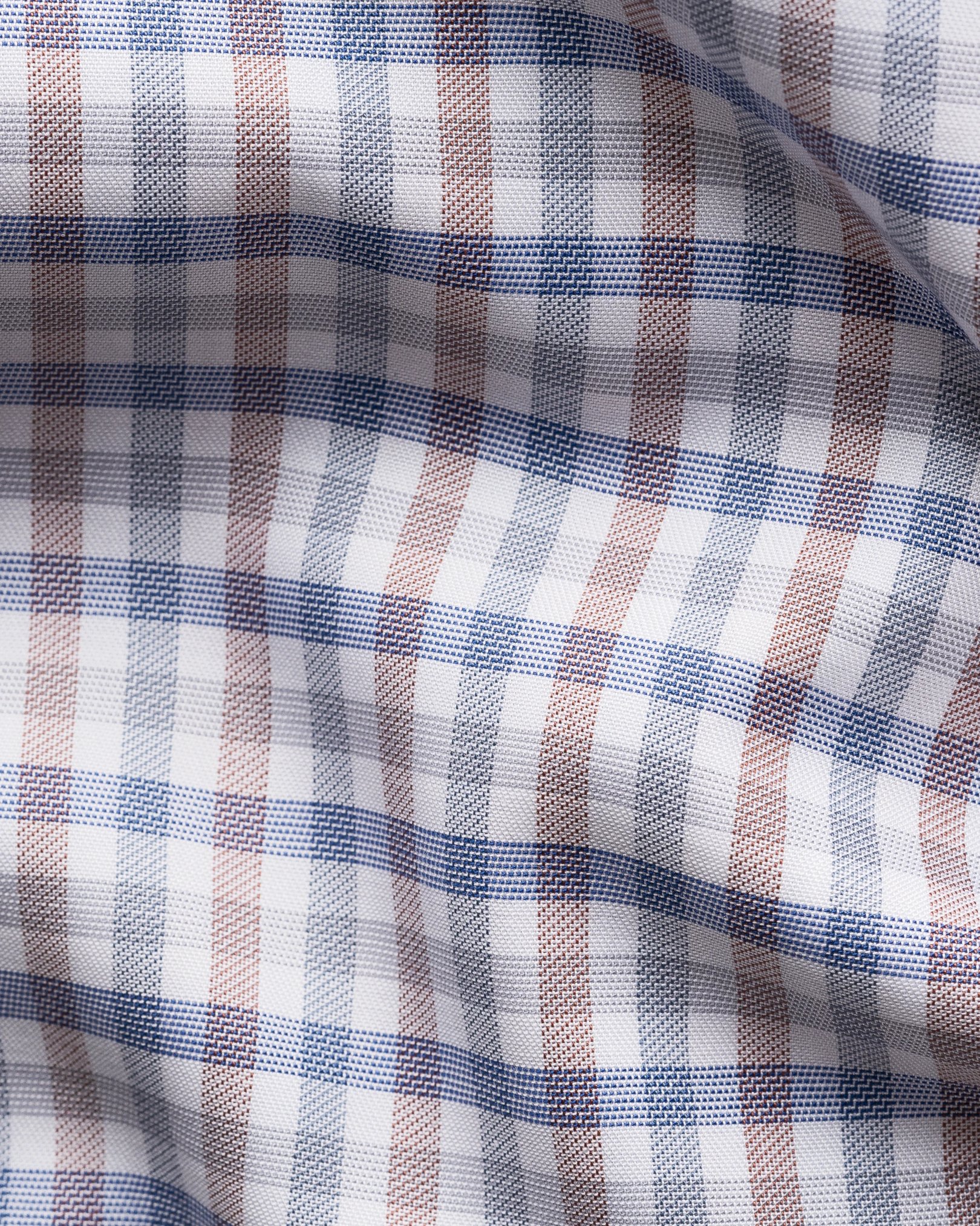 Eton - Three Color Check Twill Shirt