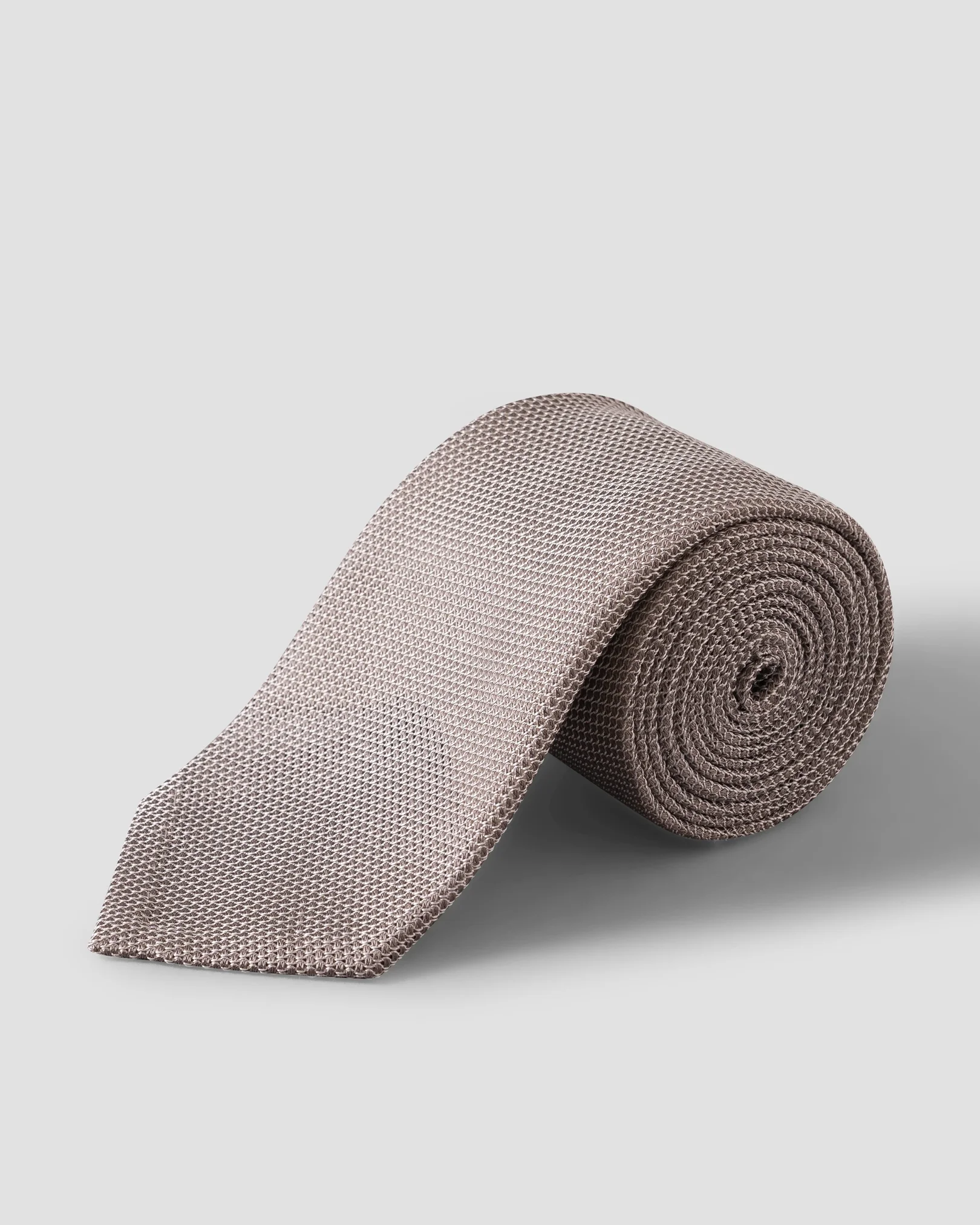 Eton - grenadine silk tie light grey 261