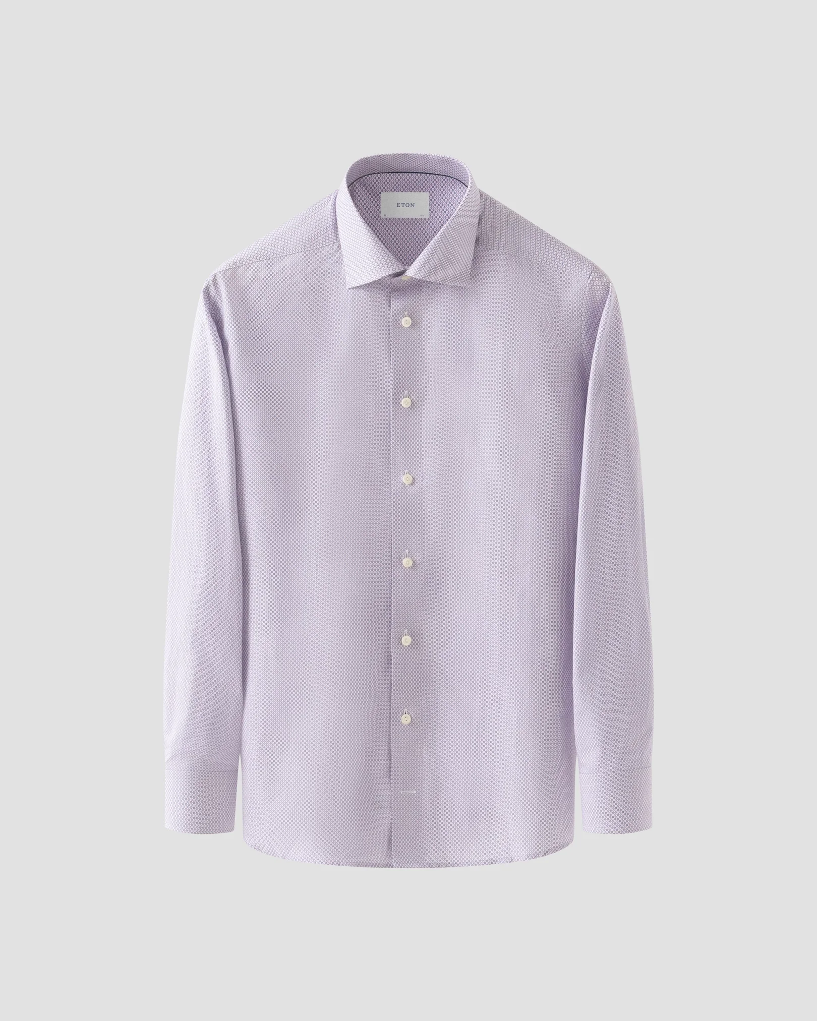 Eton - pink micro print signature twill shirt