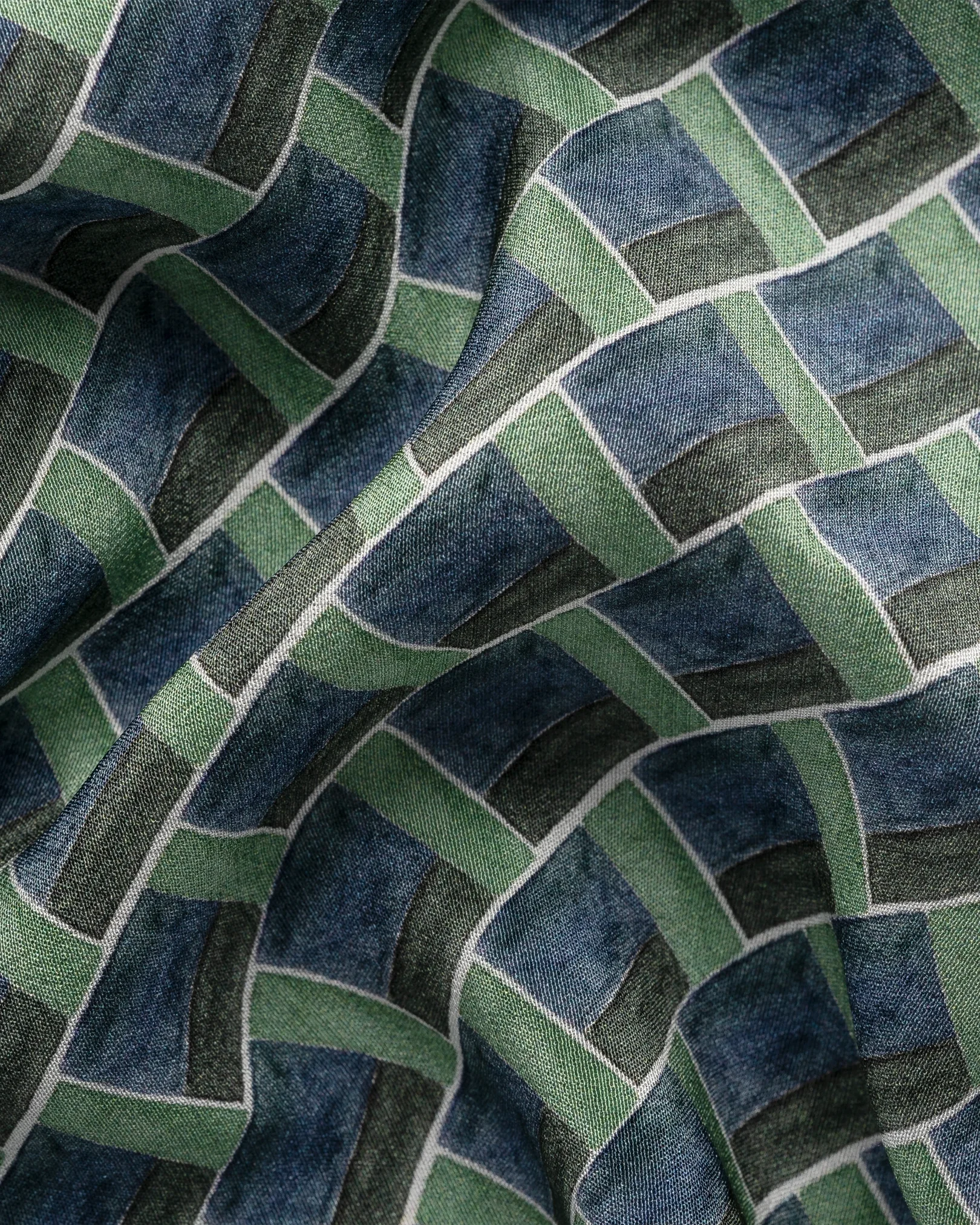 Eton - geometrical silk bandana