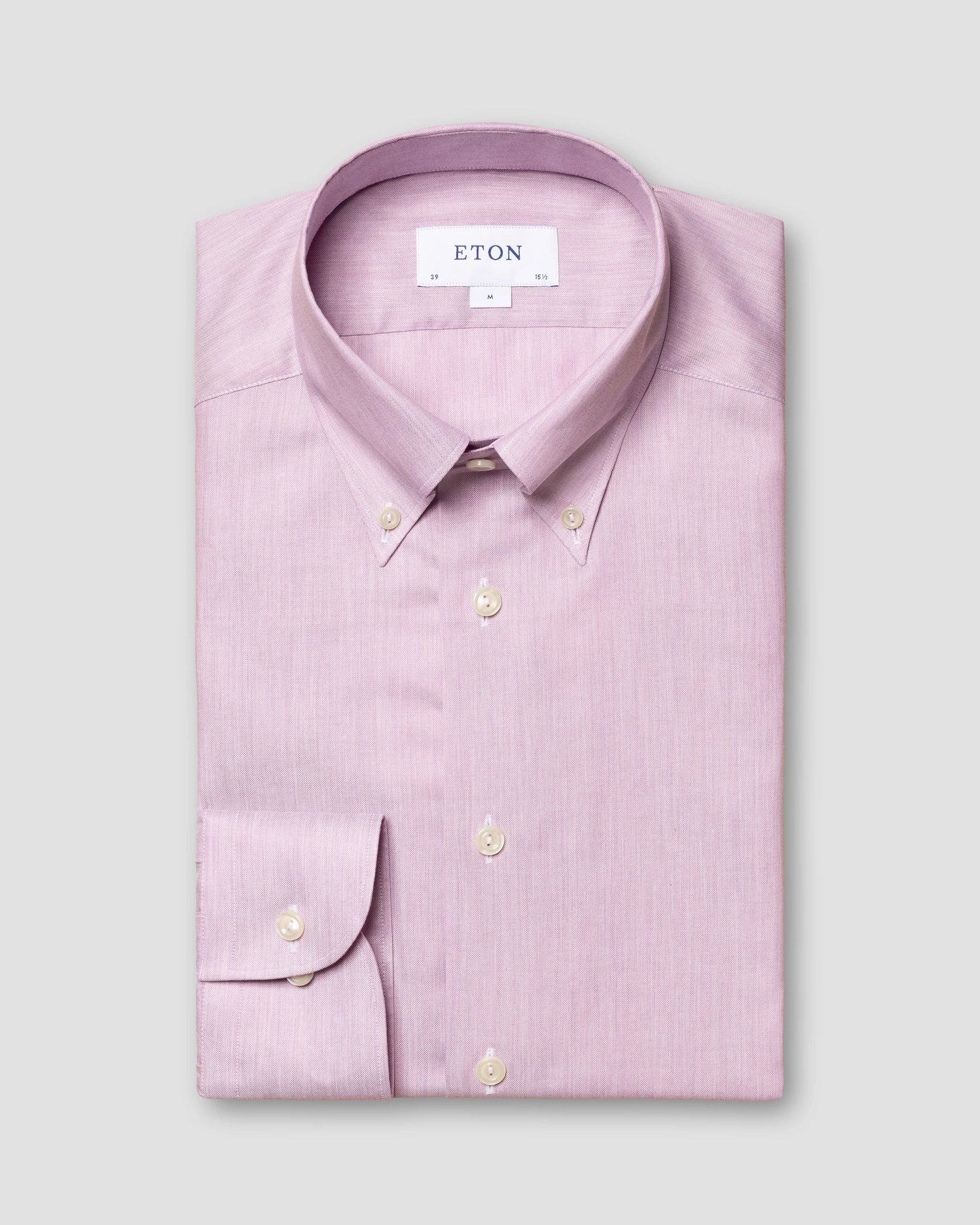 Eton - pink signature oxford