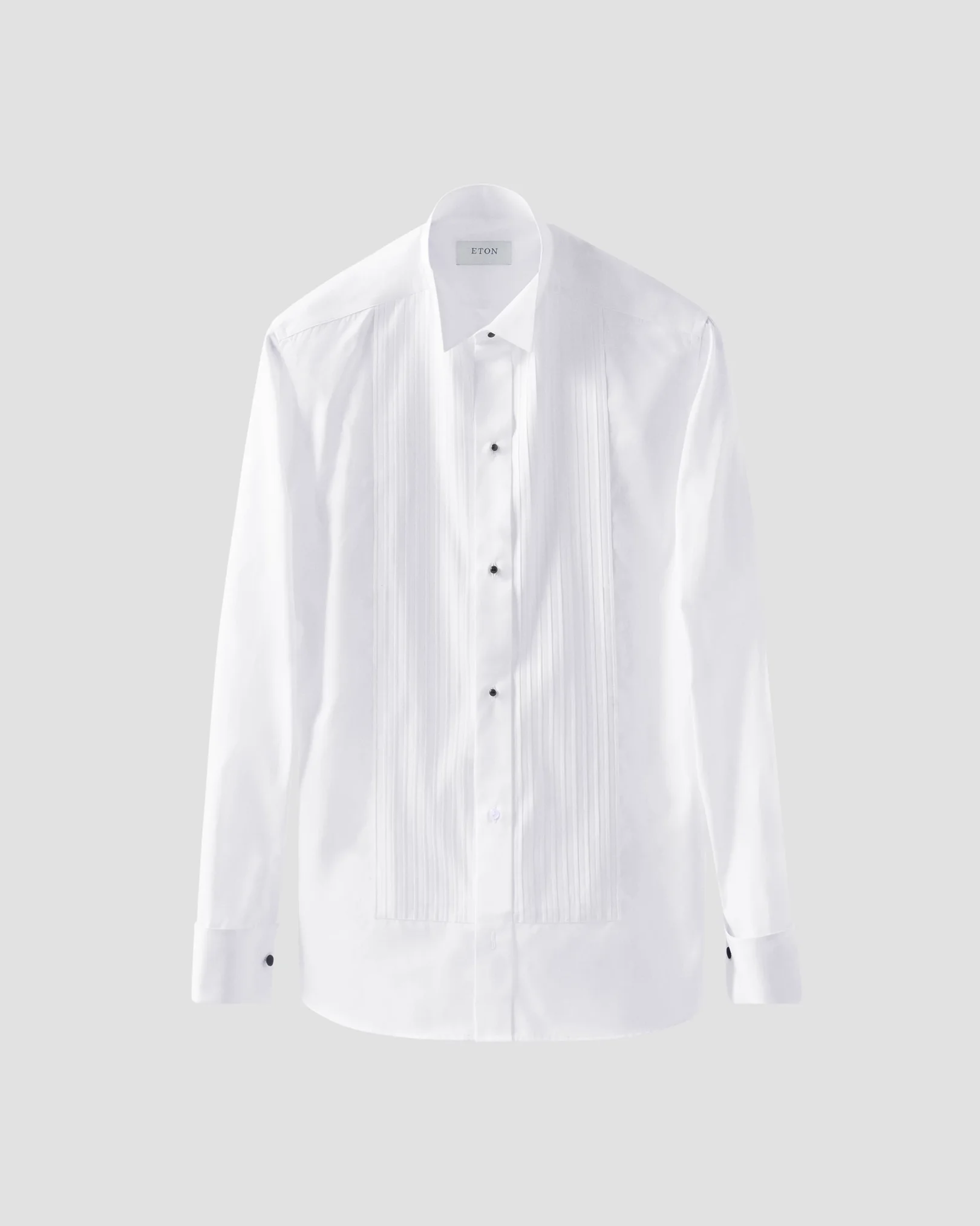 Eton - plisse wing collar shirt